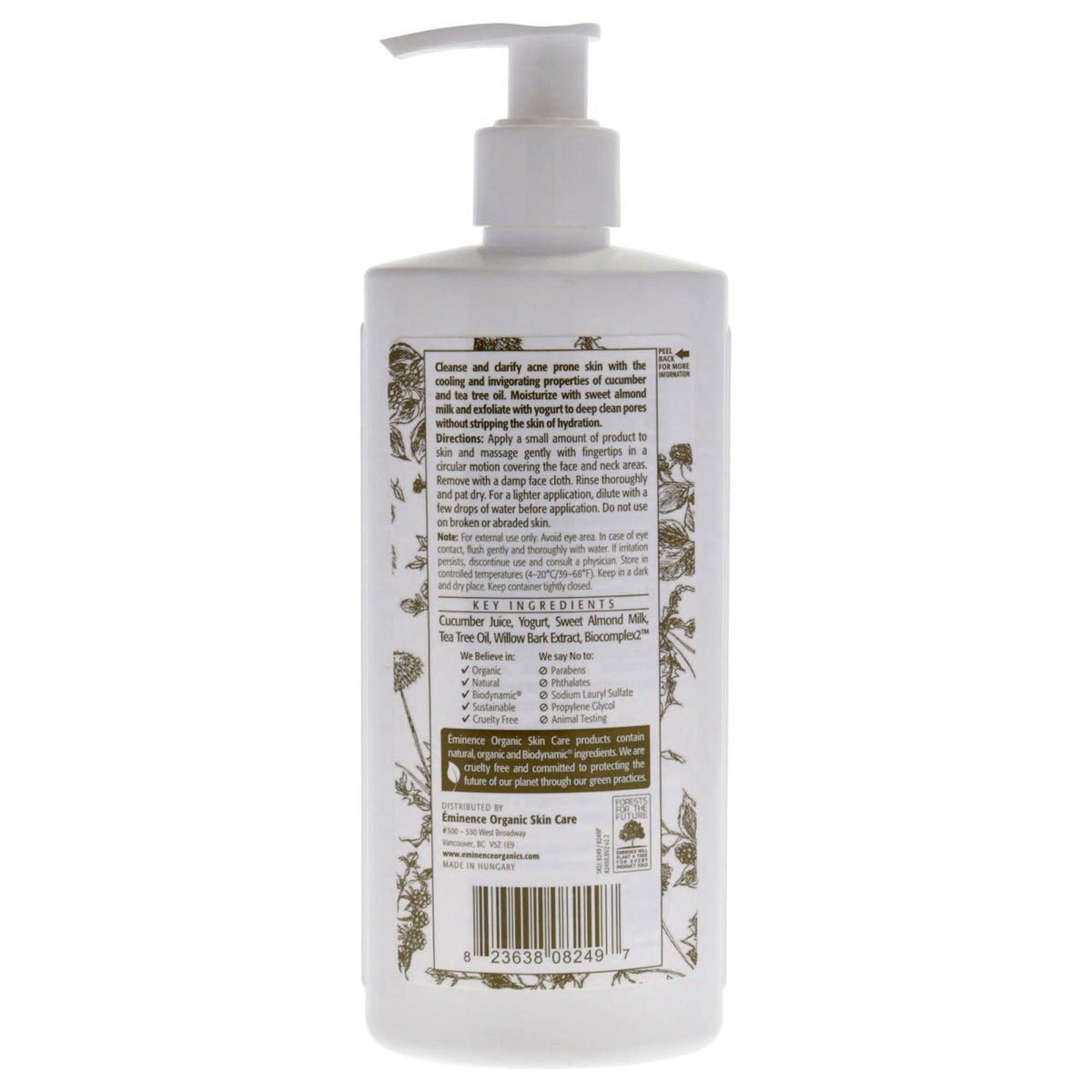 Eminence Clear Skin Probiotic Cleanser 8 4 Ounce