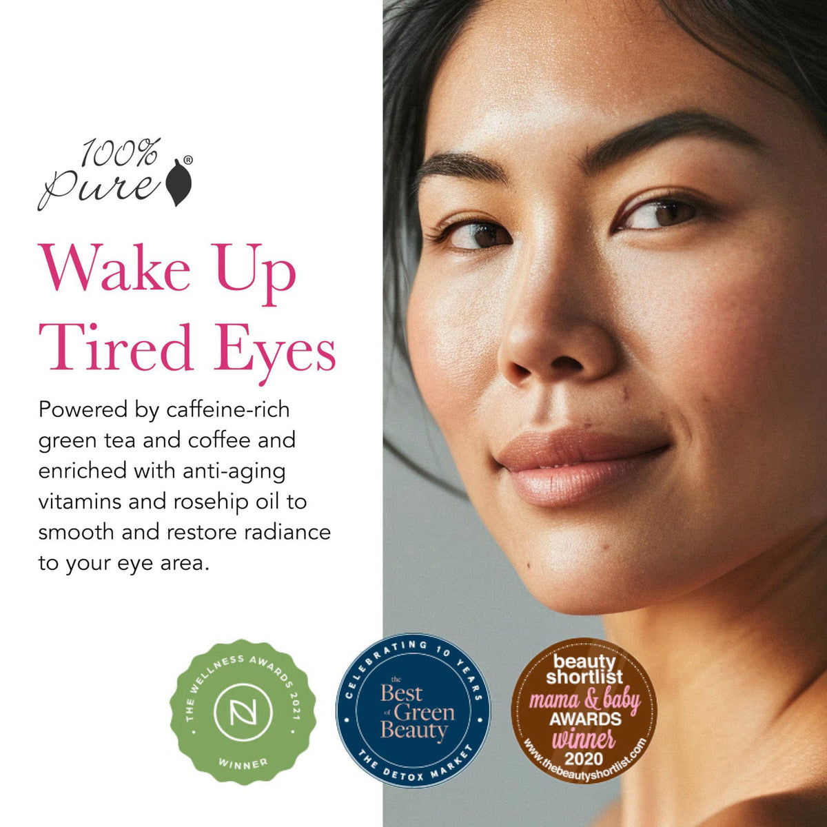 100 PURE Coffee Bean Caffeine Eye Cream 1 oz
