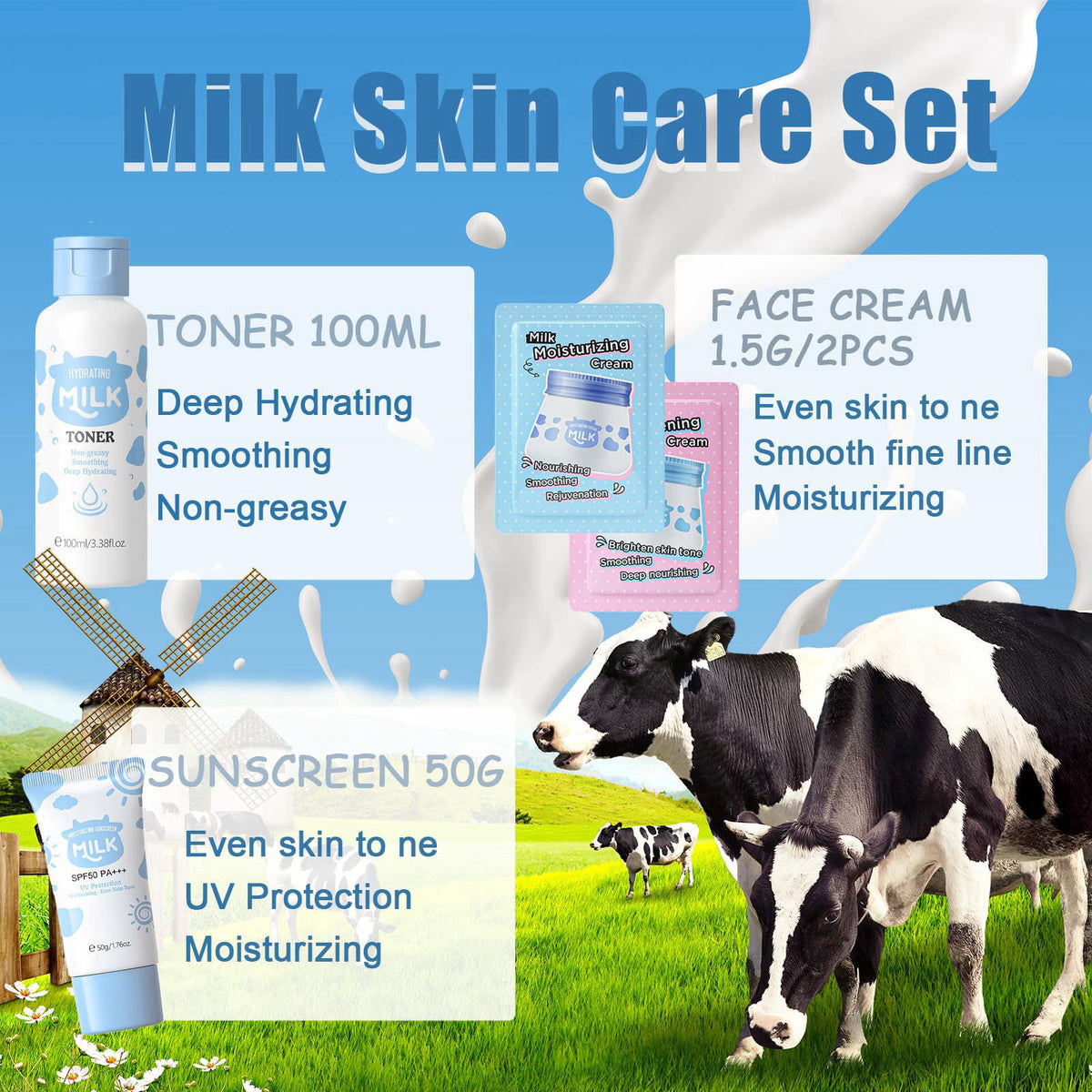 Milk Skin Care Set