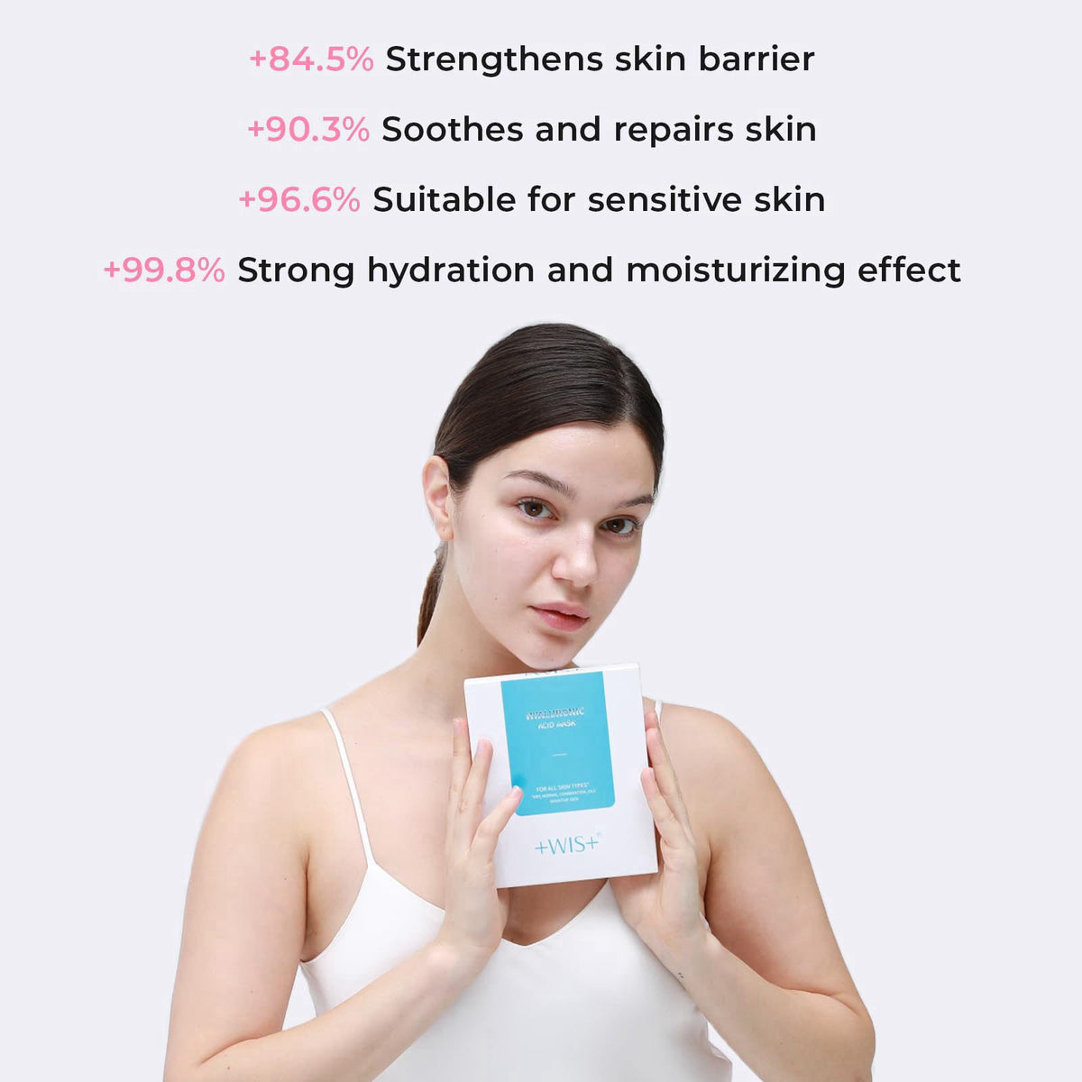 WIS Hyaluronic Acid Face Mask 24 EA with Hyaluronic Acid by +WIS+ — view 8