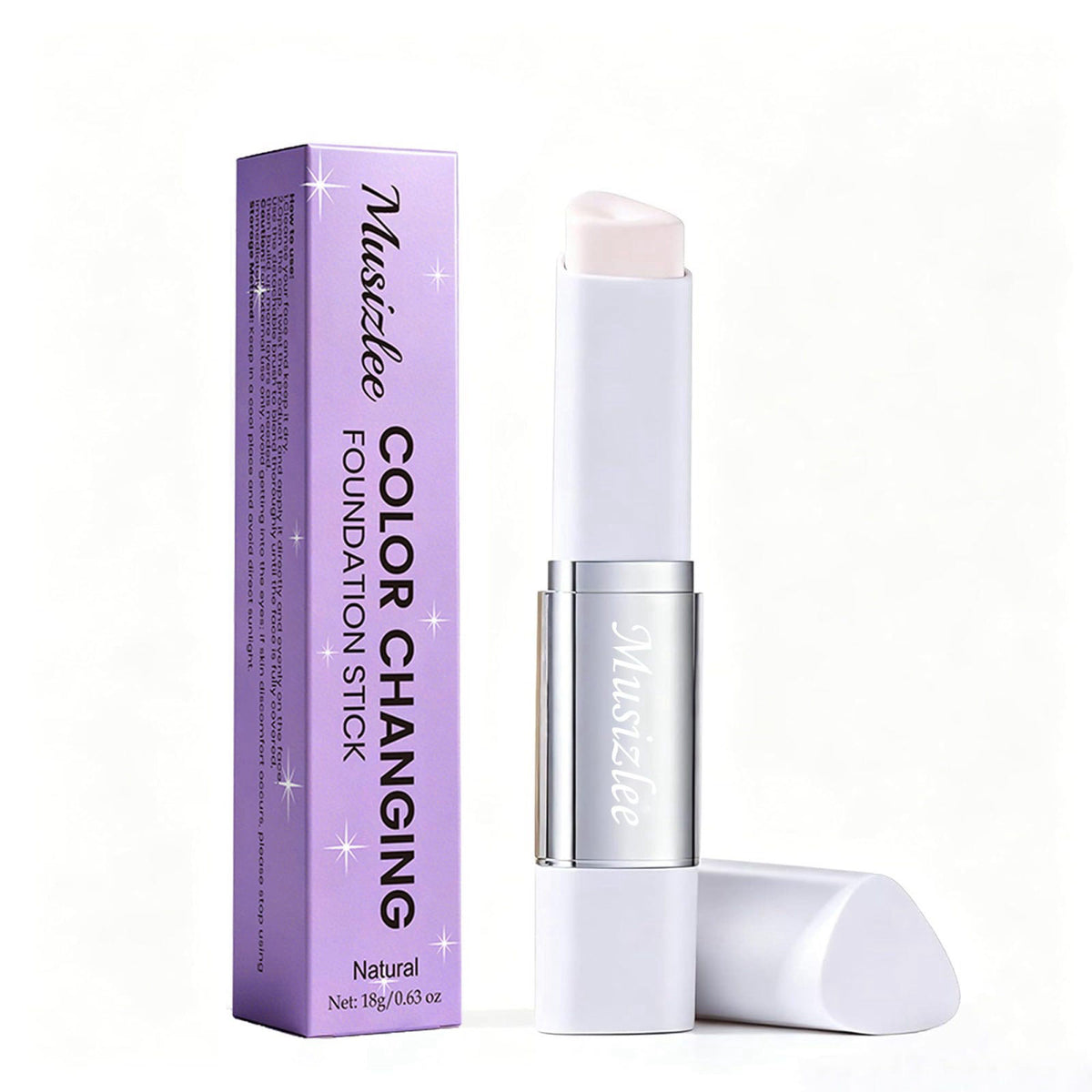 2 in 1 Color Changing Foundation Stick with Brush by Musizlee — view 2