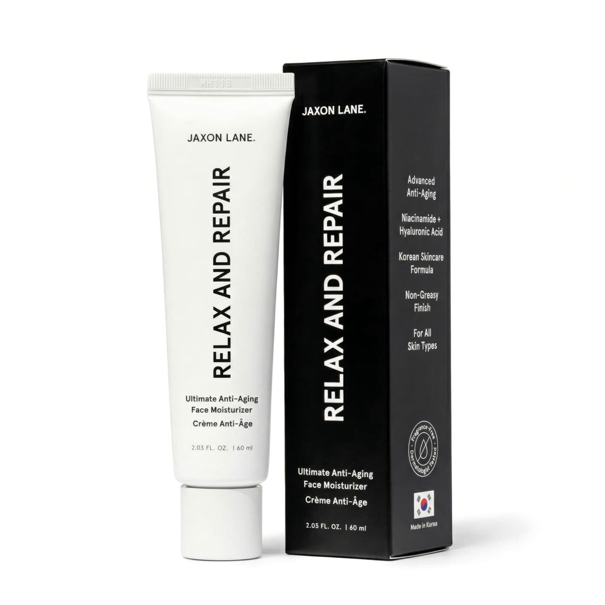 JAXON LANE Relax and Repair Korean Face Moisturizer for Men — view 2