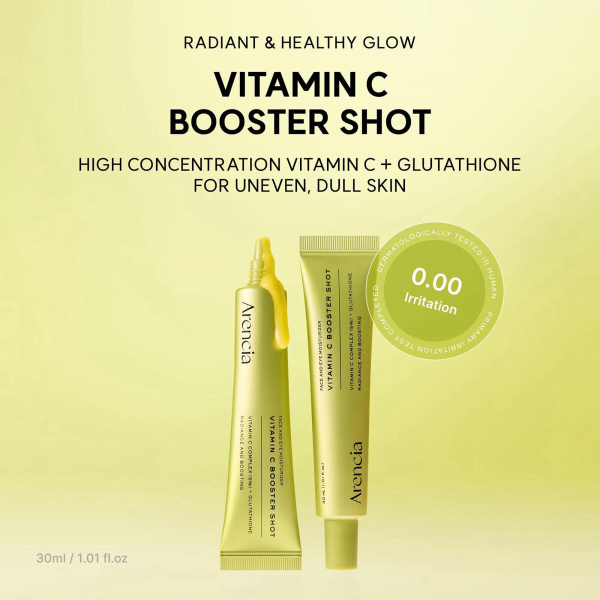 Arencia Vitamin C Booster Shot Serum with Glutathione