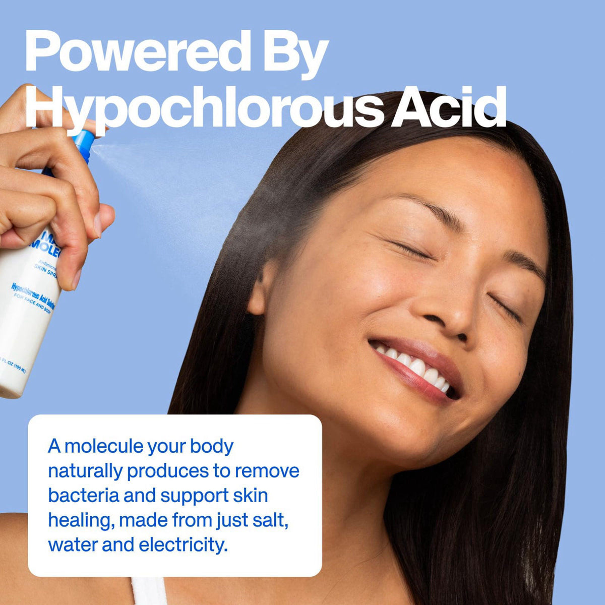 Magic Molecule Skin Spray Hypochlorous Acid Formula 8oz 3PK