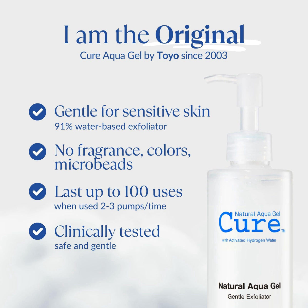 NATURAL AQUA GEL CURE – Facial Peels on display