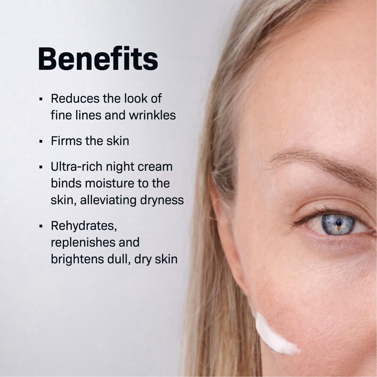 Revision Skincare Firming Night Treatment Peptide Night Cream, 1 oz – packaging and label