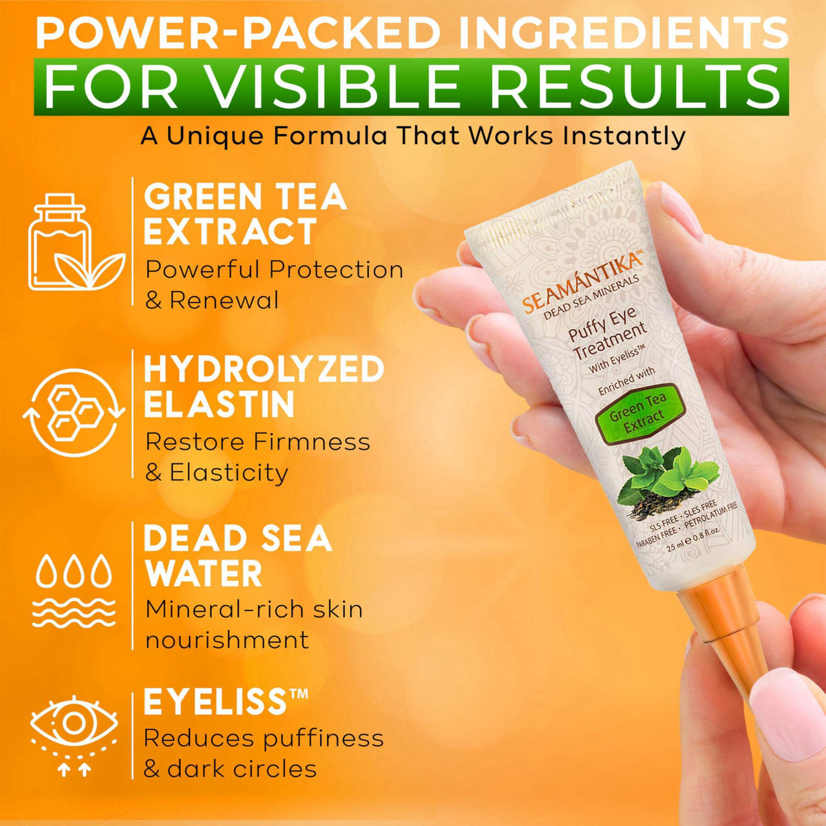 Puffy Eye Treatment Instant results Naturally Eliminate