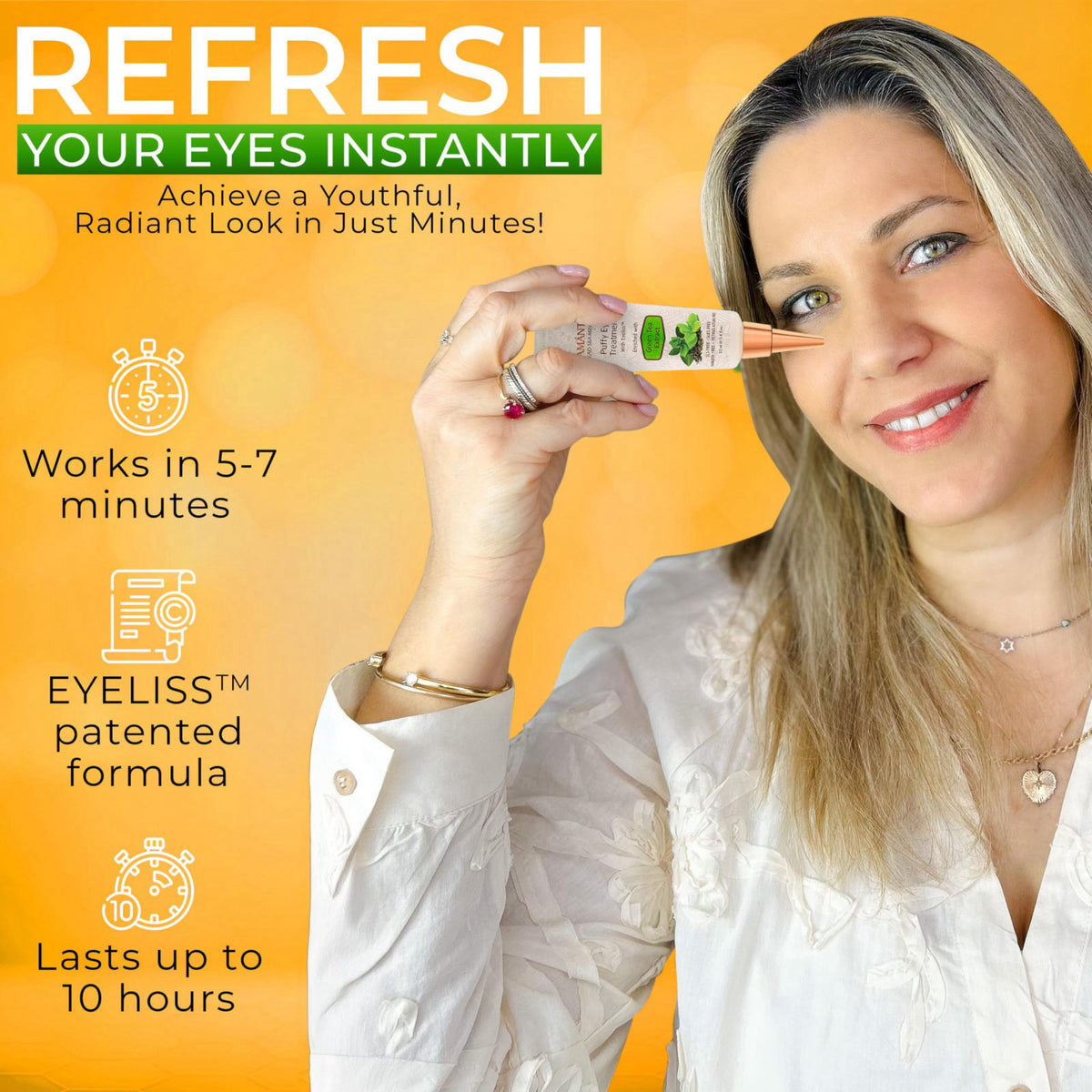 Puffy Eye Treatment Instant results Naturally Eliminate