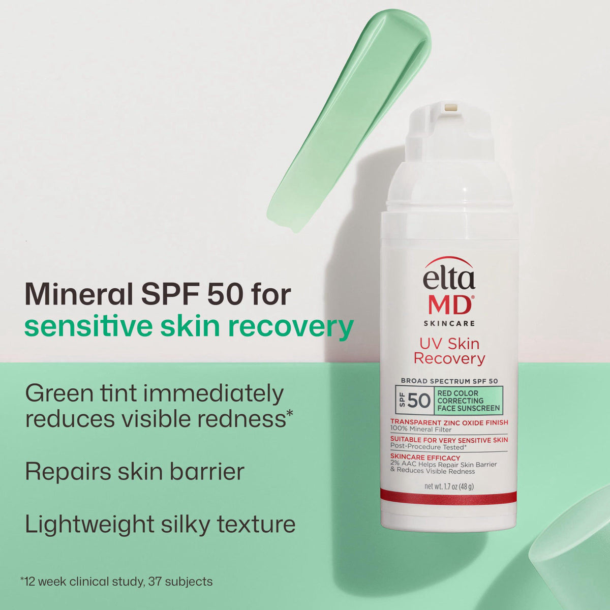 EltaMD UV Skin Recovery 100 Mineral Face Sunscreen SPF 50 by Premium Selection — view 3