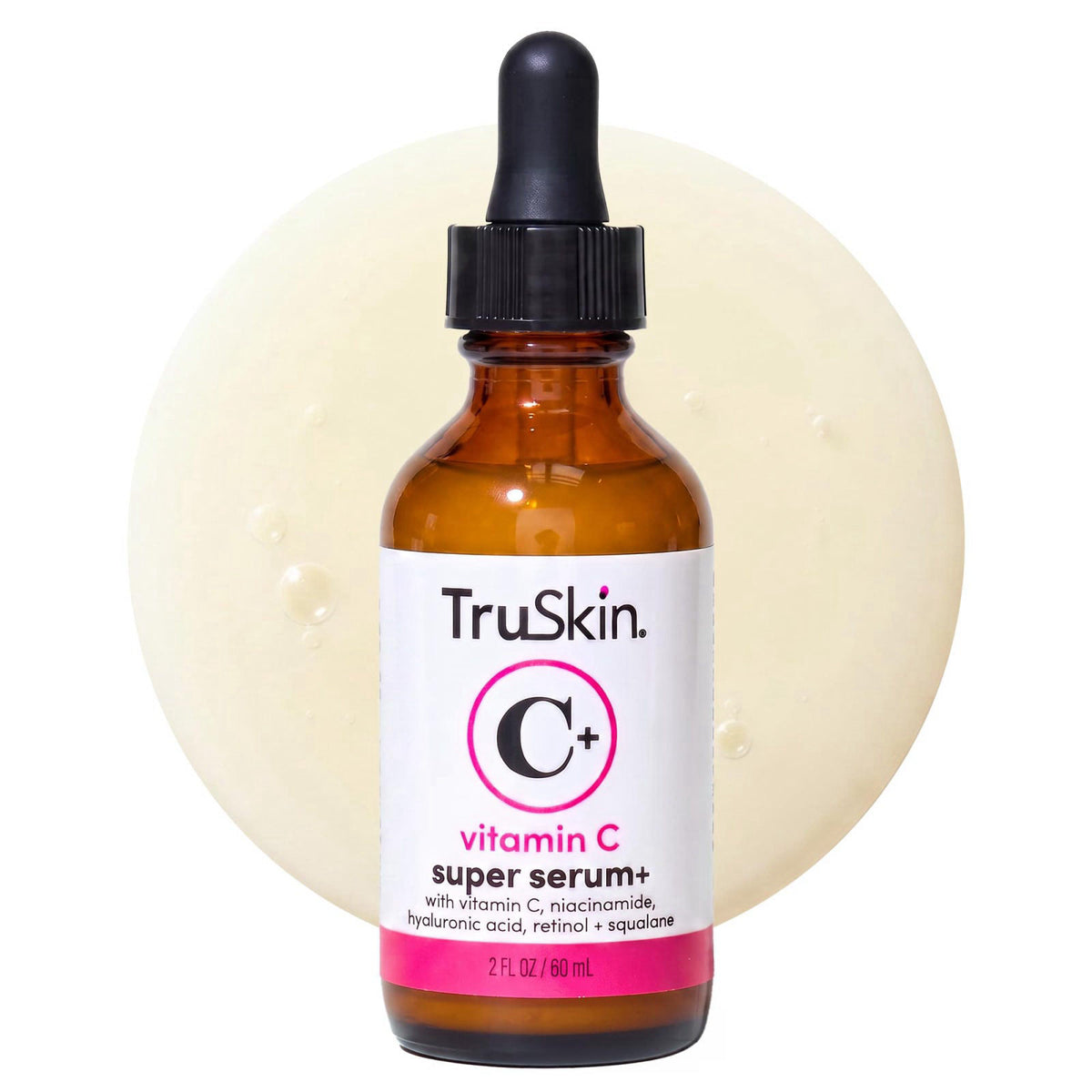 TruSkin Vitamin C Super Serum for Face 5 Skin Benefits 2 fl