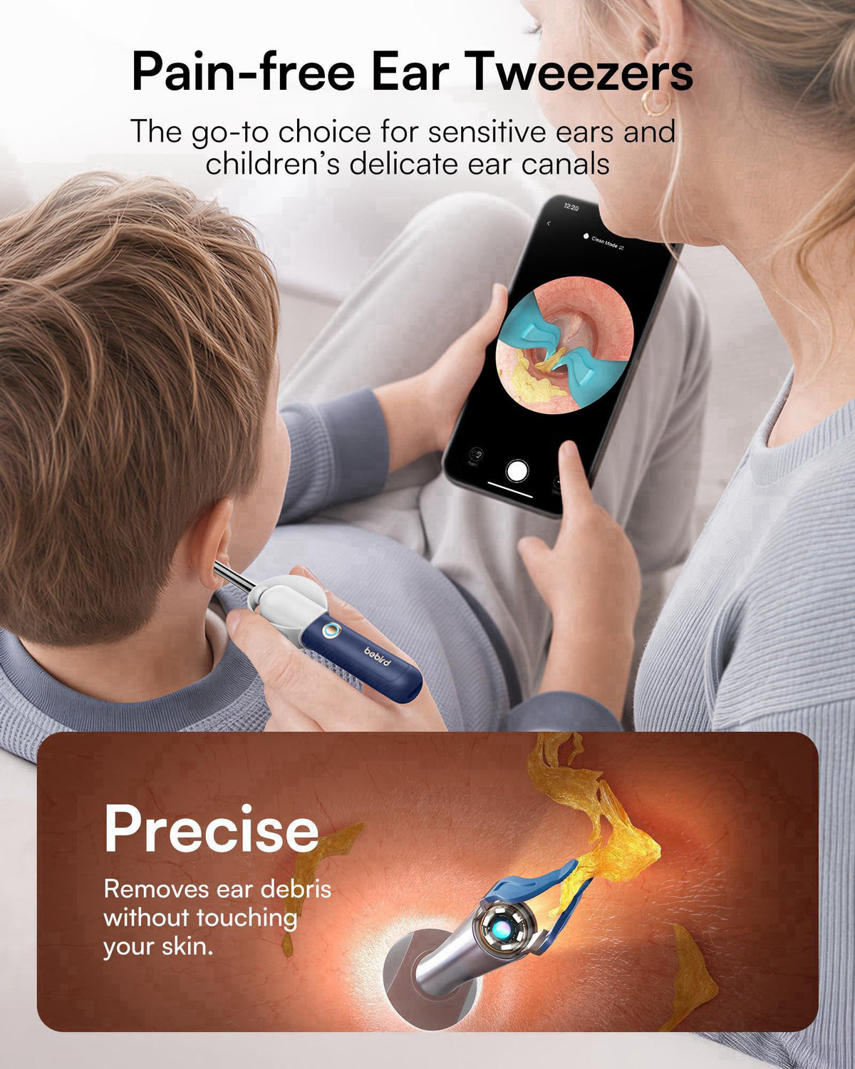 Bebird R37R Ear Wax Removal Tool Camera Flexible Scope and