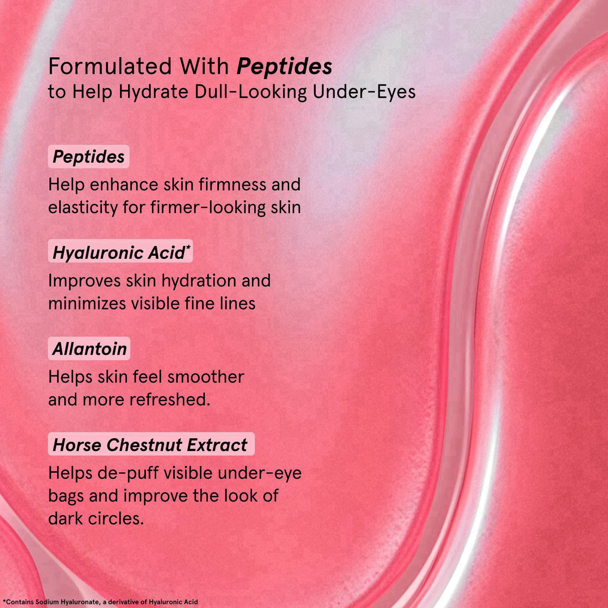grace & stella Award Winning Moisturizing Under Eye Masks (24 Pairs, Pink) – full view