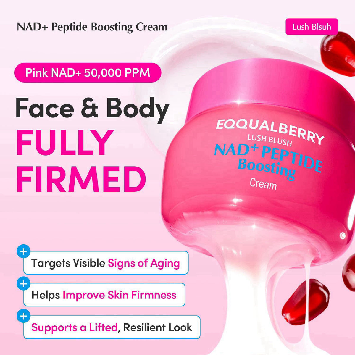 EQQUALBERRY NAD Peptide Boosting Cream NAD 5 13 Peptides