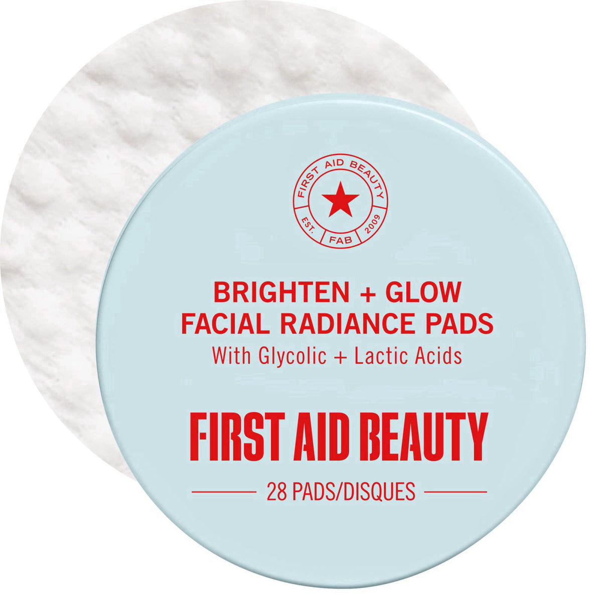 First Aid Beauty Brighten Glow Facial Radiance Pads AHA