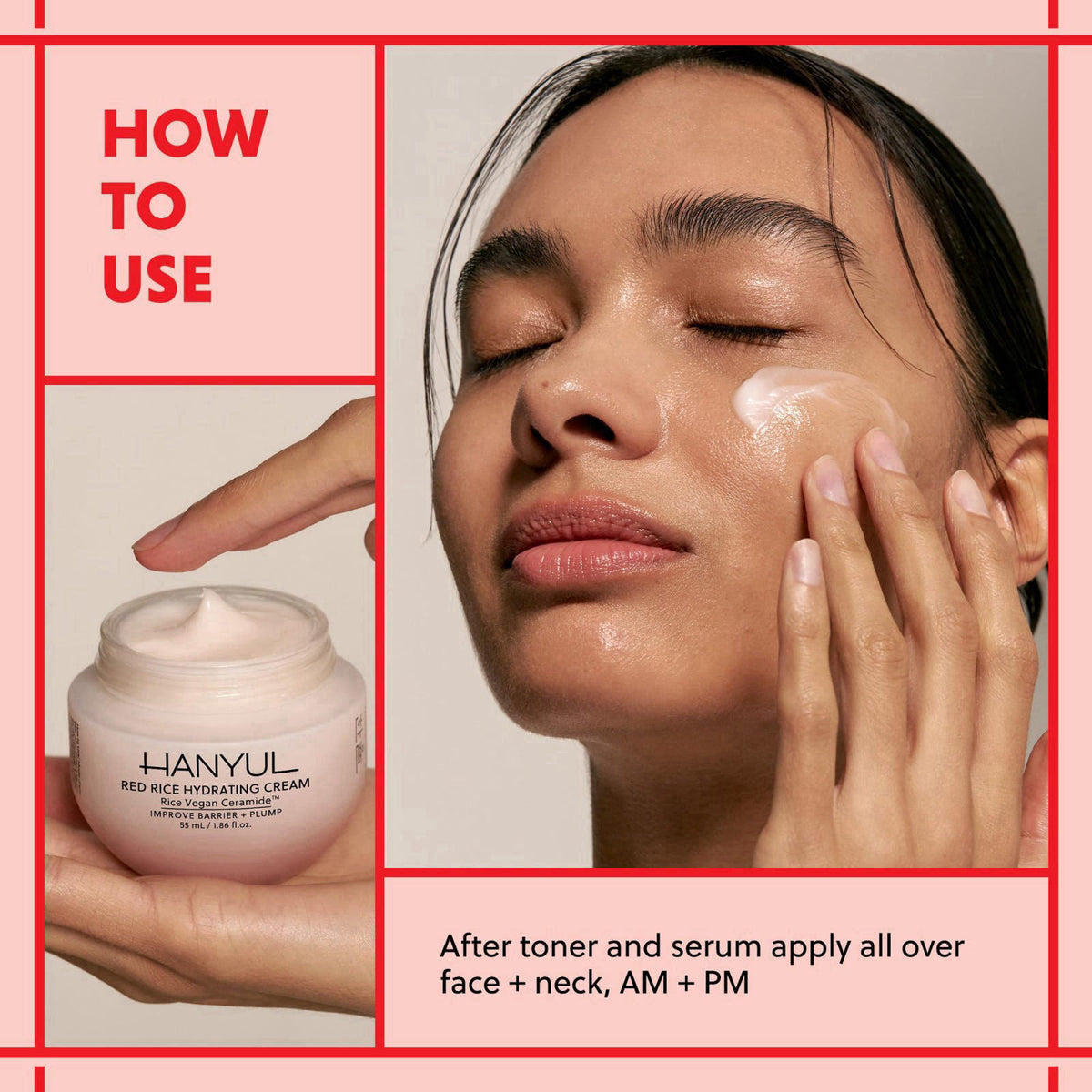 Hanyul – Face Moisturizers on display