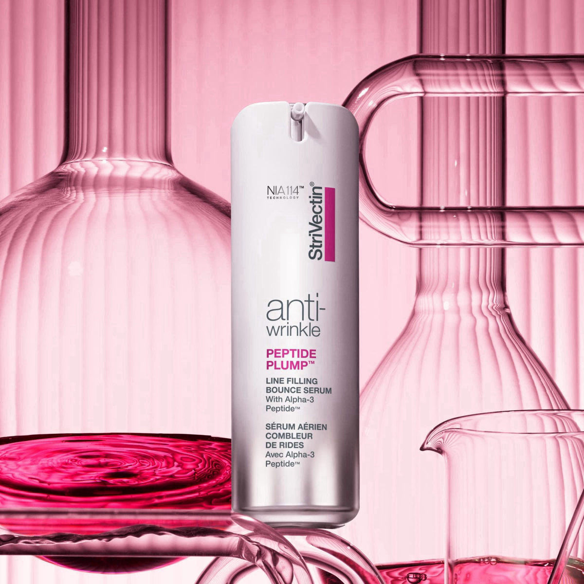 StriVectin Anti-Wrinkle Peptide Plump Line Filling Bounce Face Serum with Ceramides & Peptides for Firm Skin and Less Wr