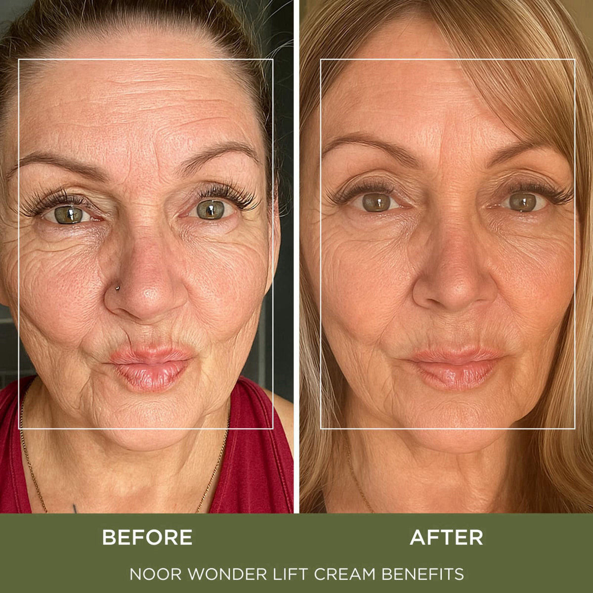 Noor Wonder Lift Cream for Women Natural Anti Aging Wrinkle