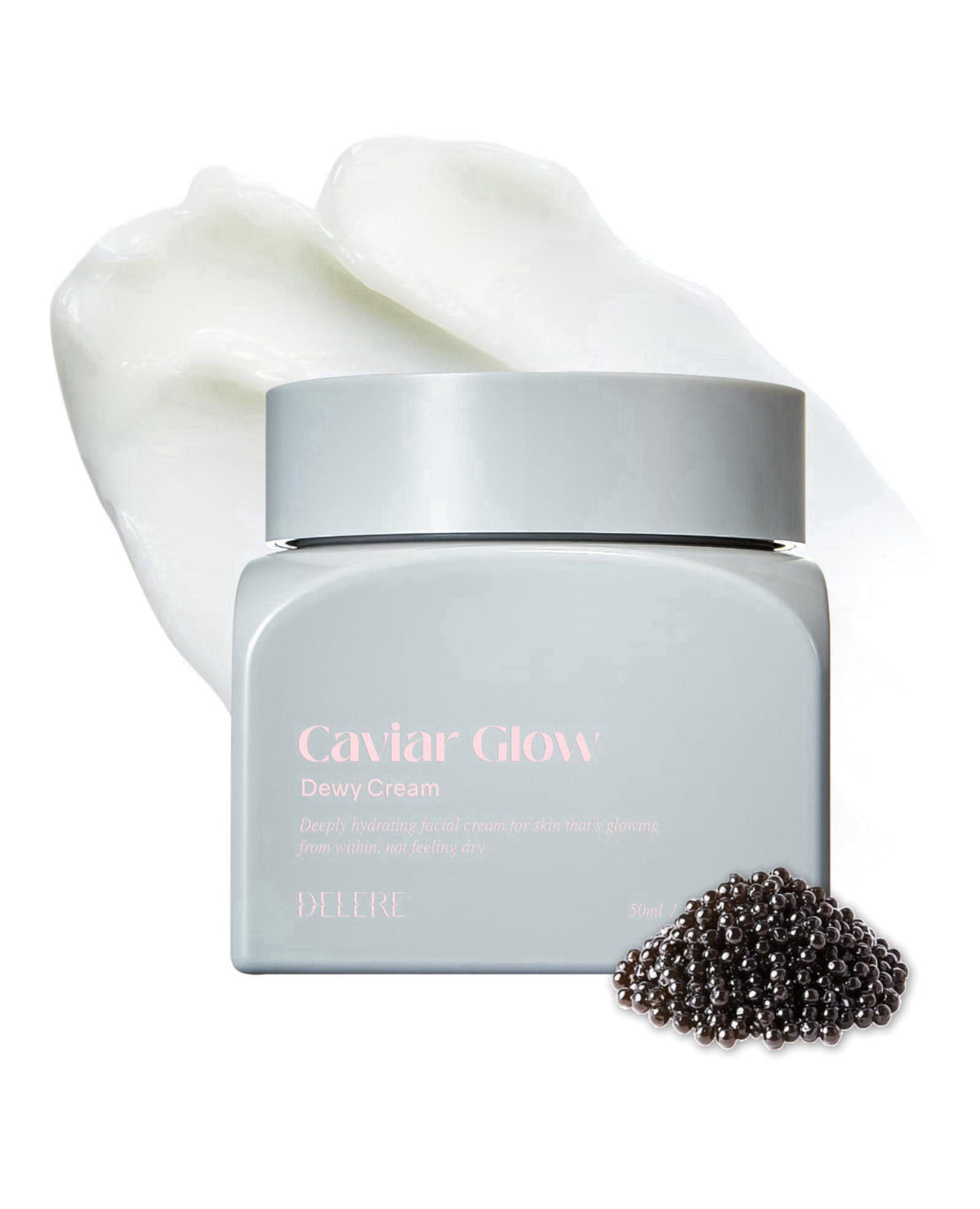 Delere Caviar Glow Dewy Cream, korean face moisturizer, Anti-Aging Skin Cream – product photo (Face Moisturizers)