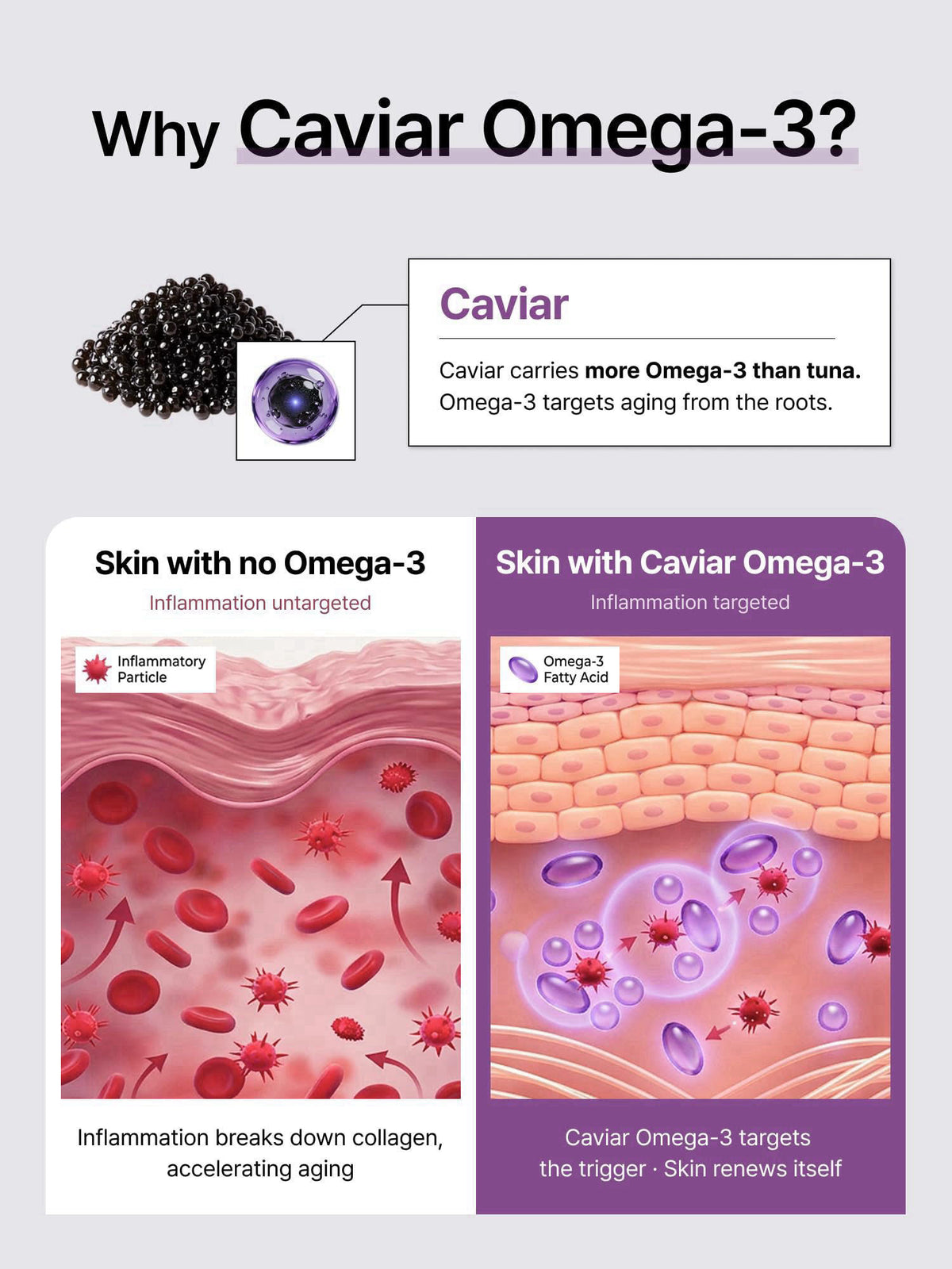 Delere Caviar Glow Dewy Cream, korean face moisturizer, Anti-Aging Skin Cream – full view