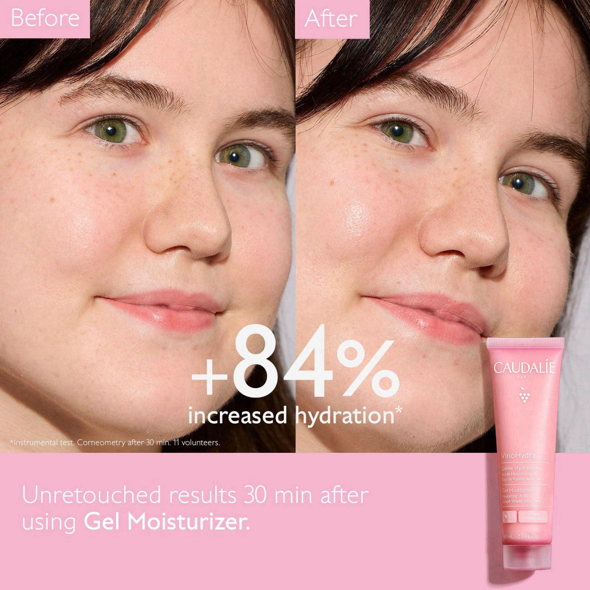 Caudalie VinoHydra Gel Moisturizer with Hyaluronic Acid & Aloe Vera - 60 mL – close-up detail