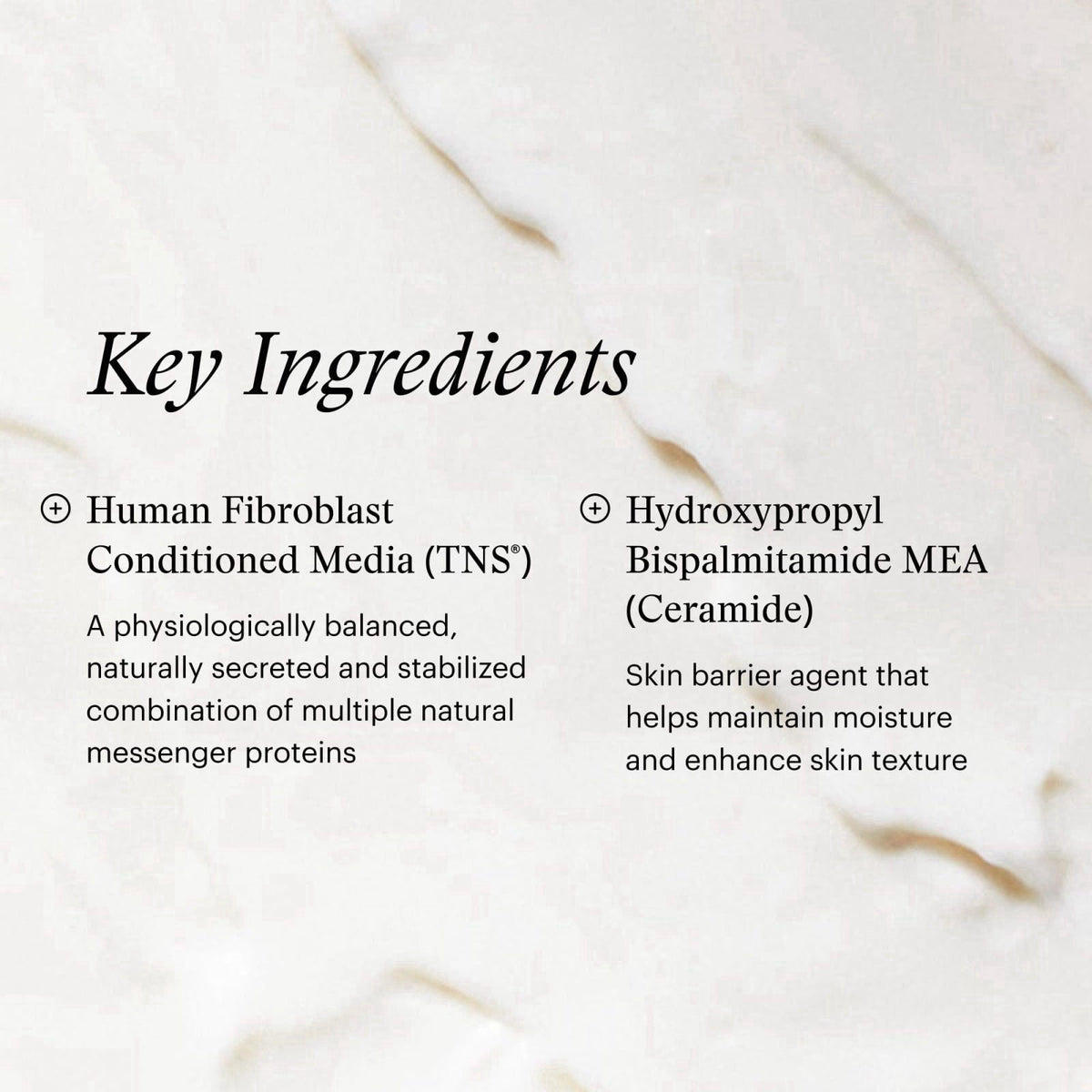 SkinMedica TNS Ceramide Treatment Cream, 2 Fl Oz – back view and specifications