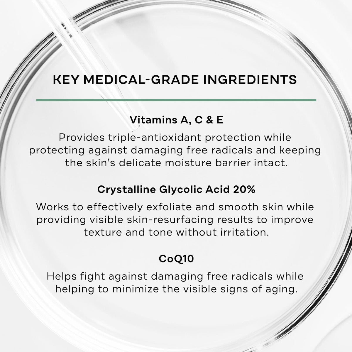 Replenix Glycolic Acid 20% Resurfacing Cream, Hydrating & Lightweight Medical-Grade Exfoliating Face Moisturizer for Ski