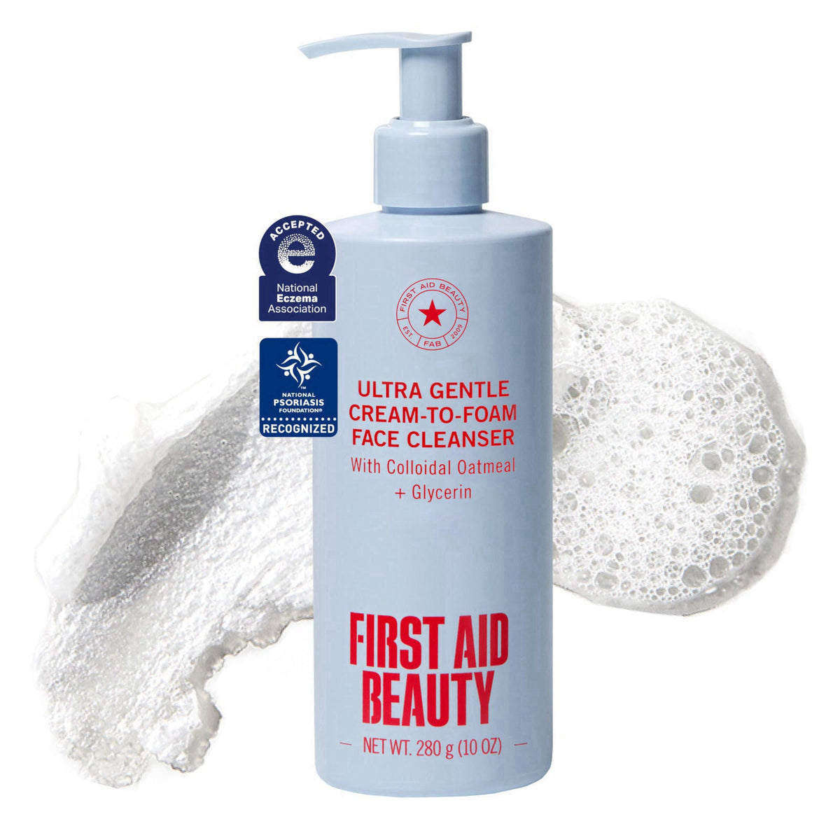 First Aid Beauty Ultra Gentle Cream-to-Foam Cleanser – product photo (Washes)
