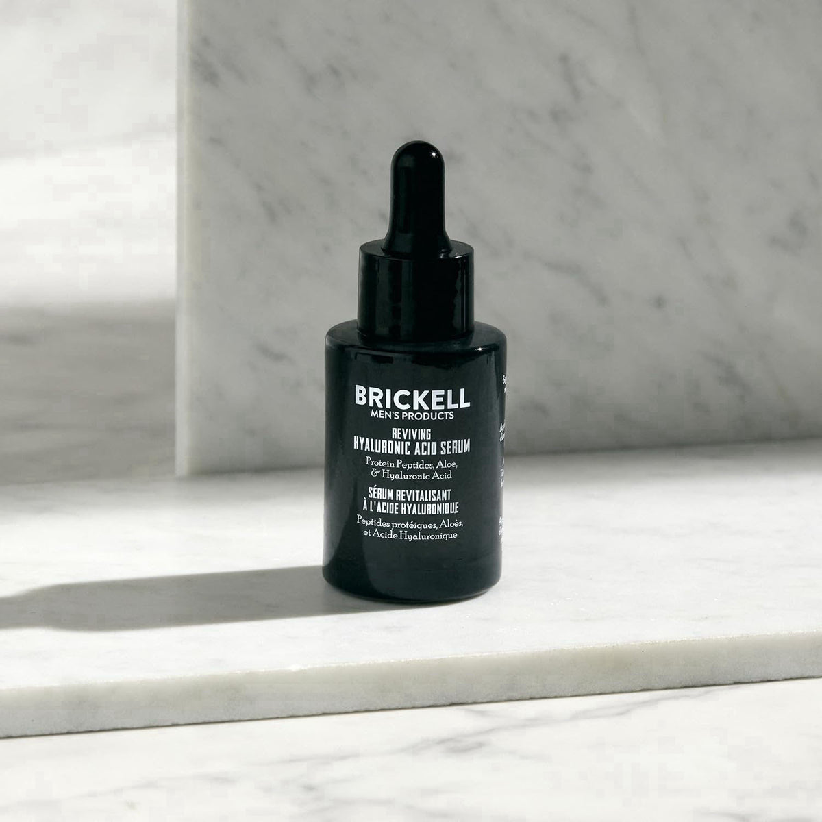 Brickell Men's Products Brickell Men's Anti Aging Hyaluronic Acid Serum for Face, Reviving Day Serum for Men, Facial Ser