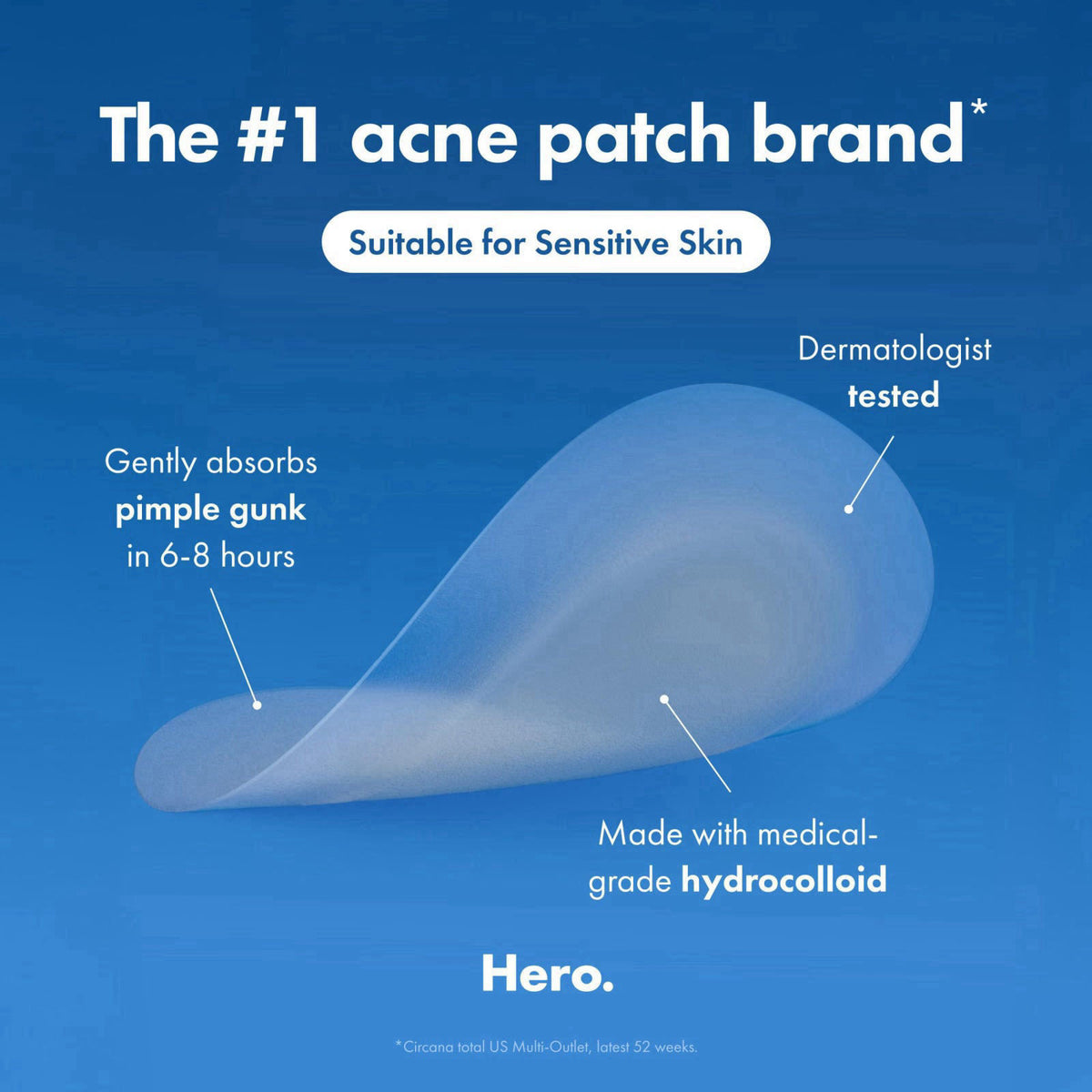 Hero Cosmetics Mighty Patch Invisible Daytime Acne Pimple