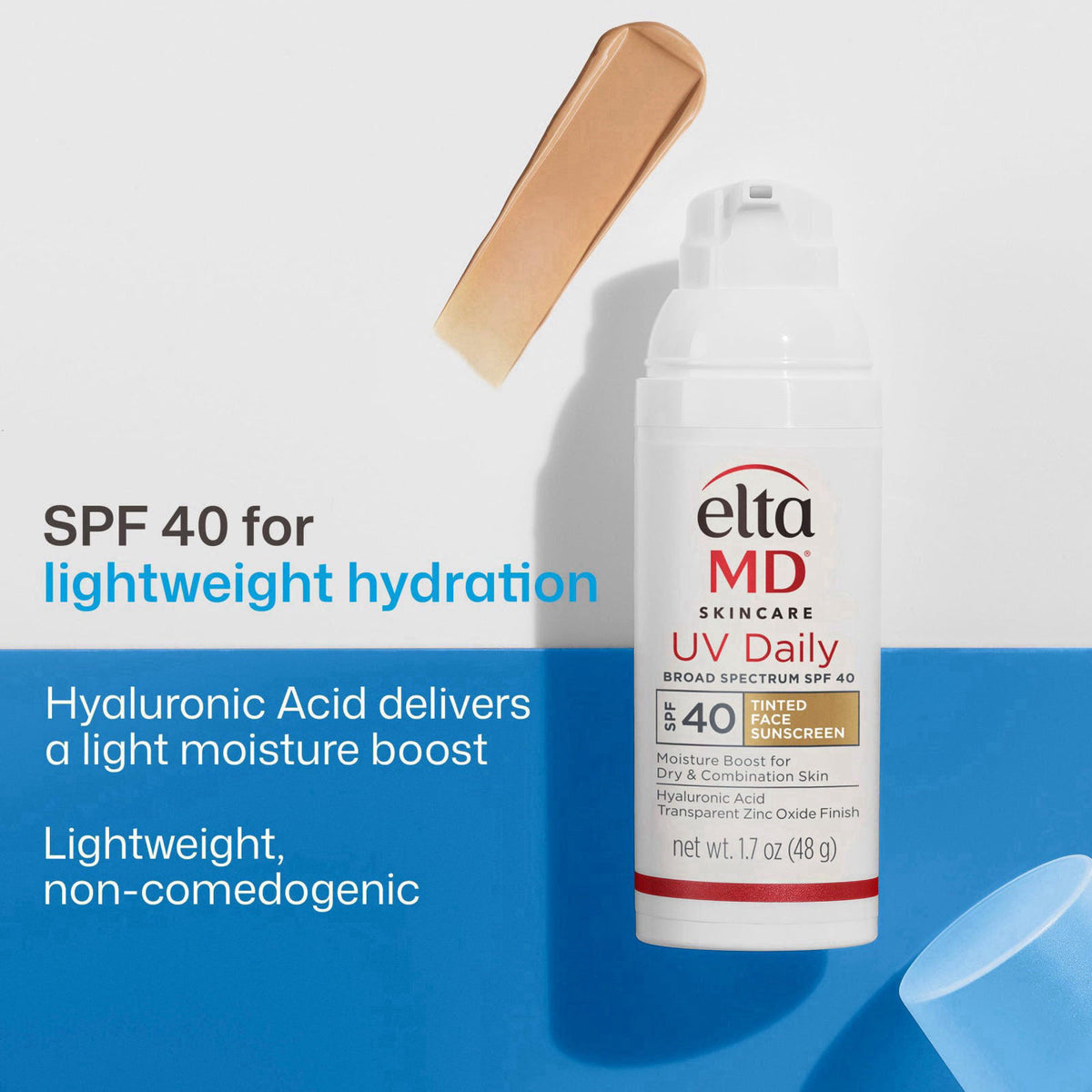 EltaMD UV Daily Face Sunscreen Moisturizer Zinc Oxide SPF 40