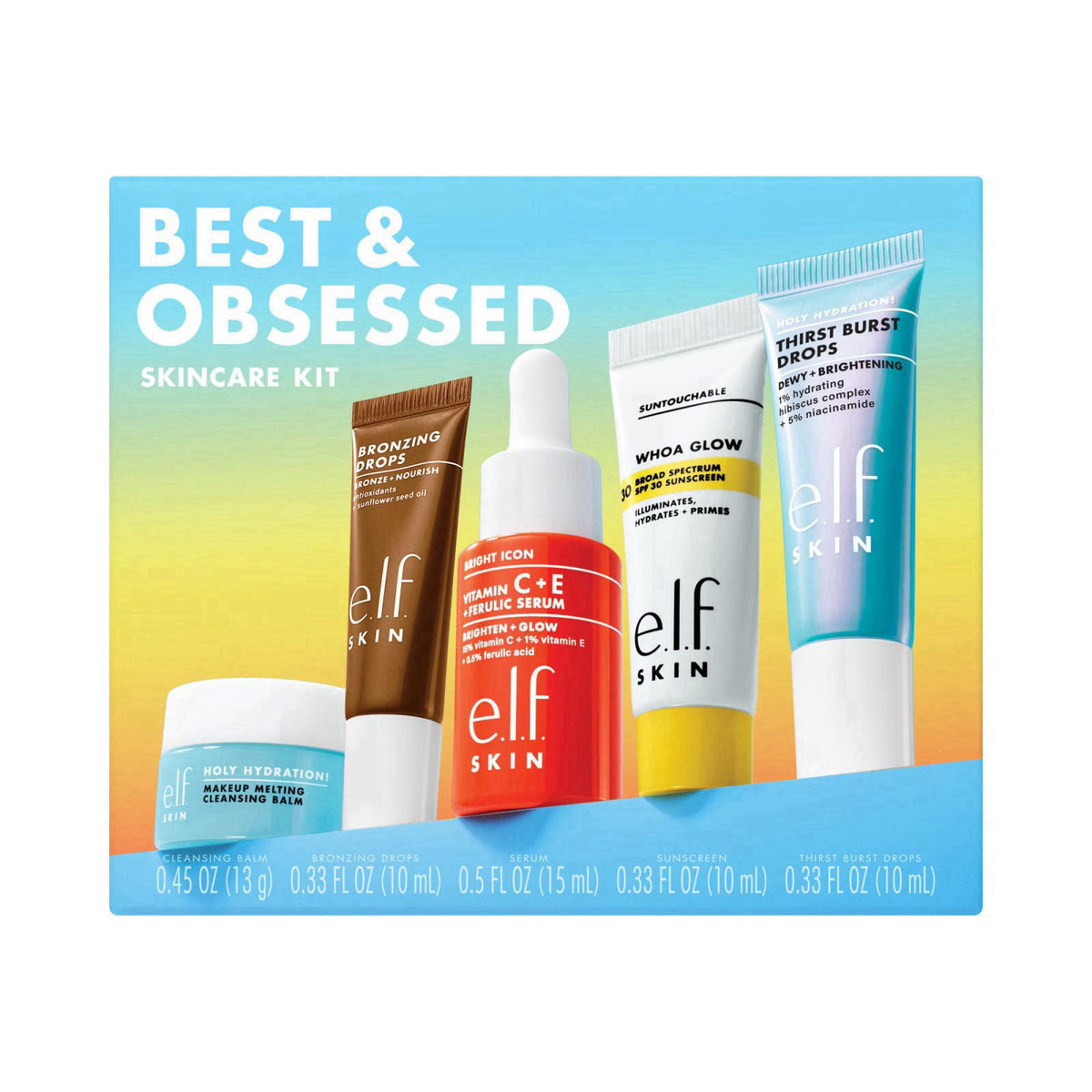 e l f SKIN Best Obsessed Skincare Kit