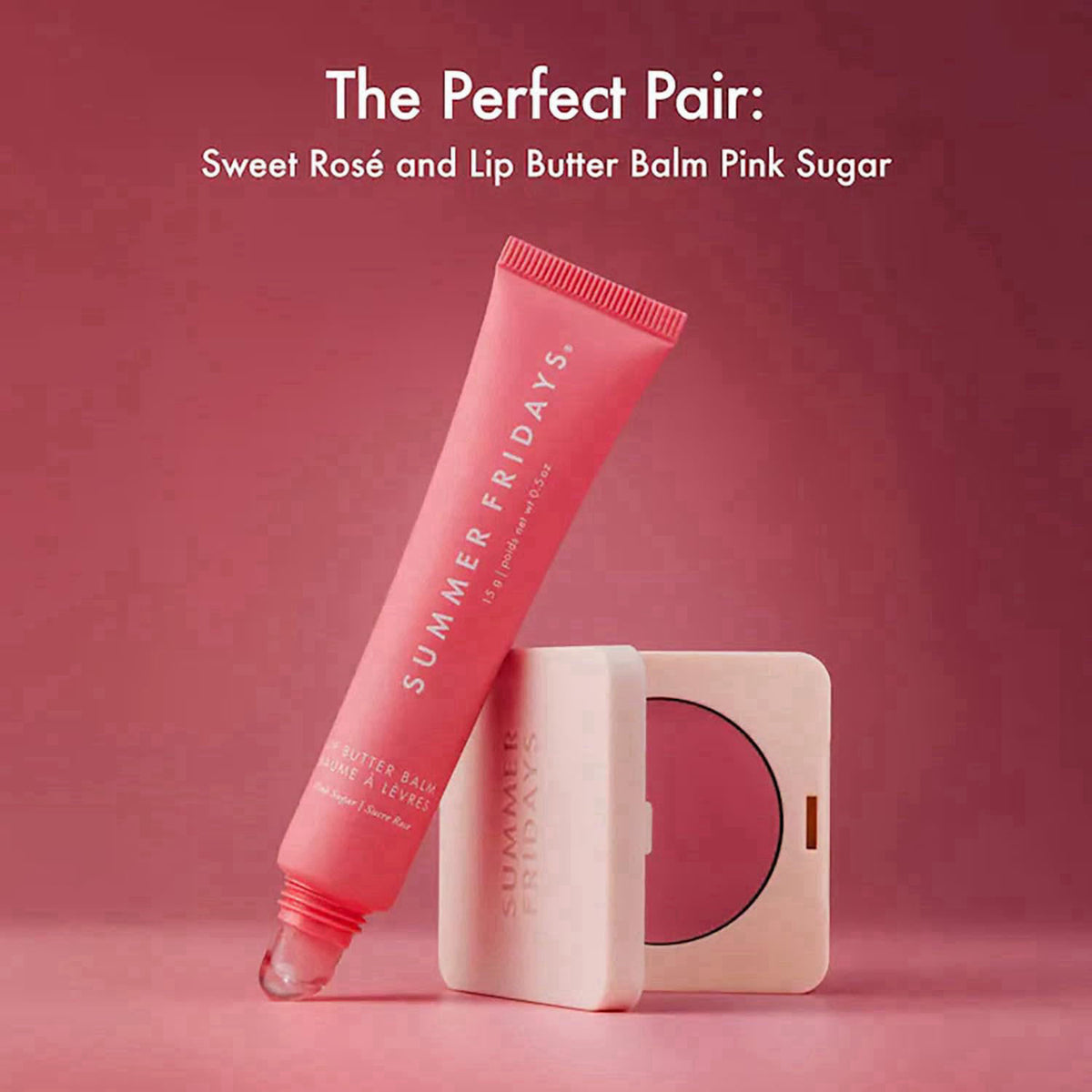 Summer Fridays Blush Butter Balm - Skincare-Infused Hydrating Cream Blush with Hyaluronic Acid, Ceramides, & Shea Butter