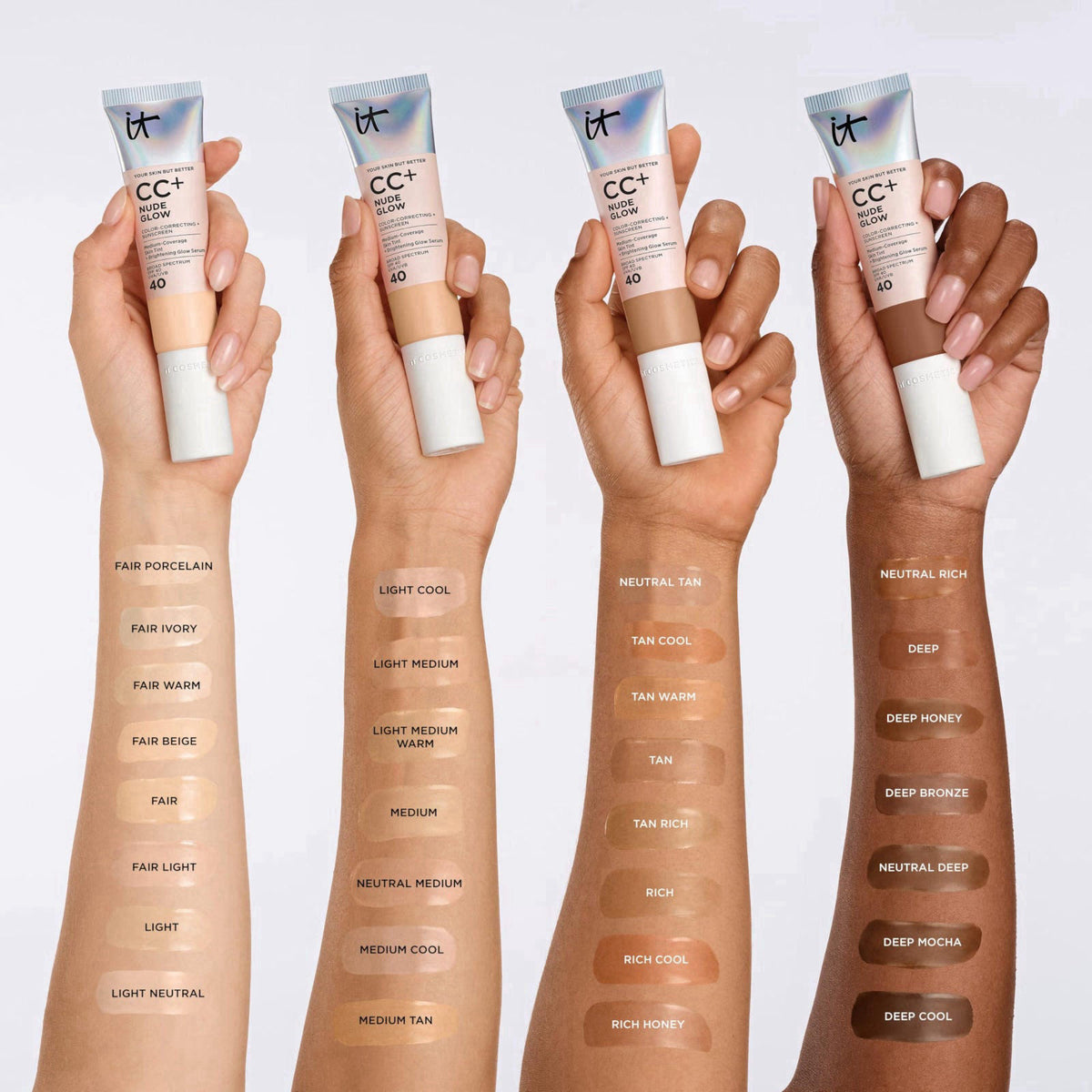 IT Cosmetics CC Cream Nude Glow Foundation with SPF 40 by Premium Selection — view 8