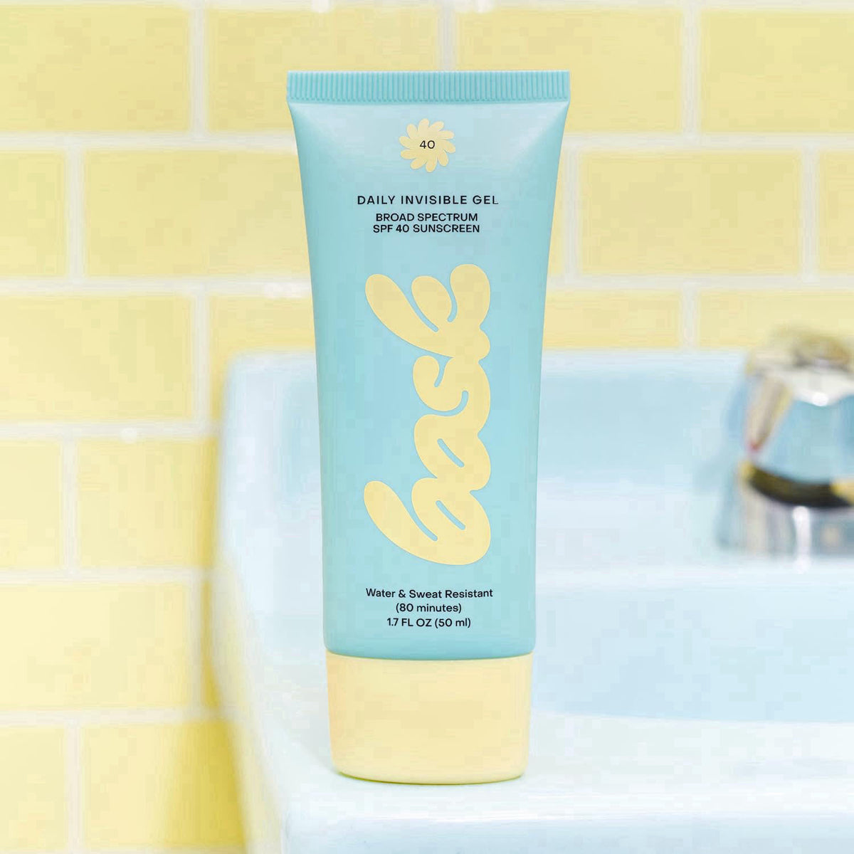 Bask SPF 40 Daily Invisible Gel Face Sunscreen