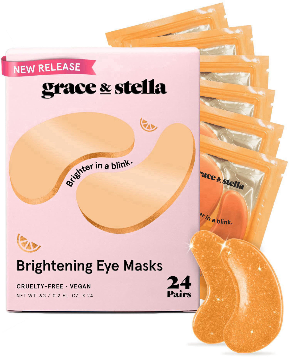 grace stella New Brightening Eye Patches for Dark Circles by grace & stella — view 2