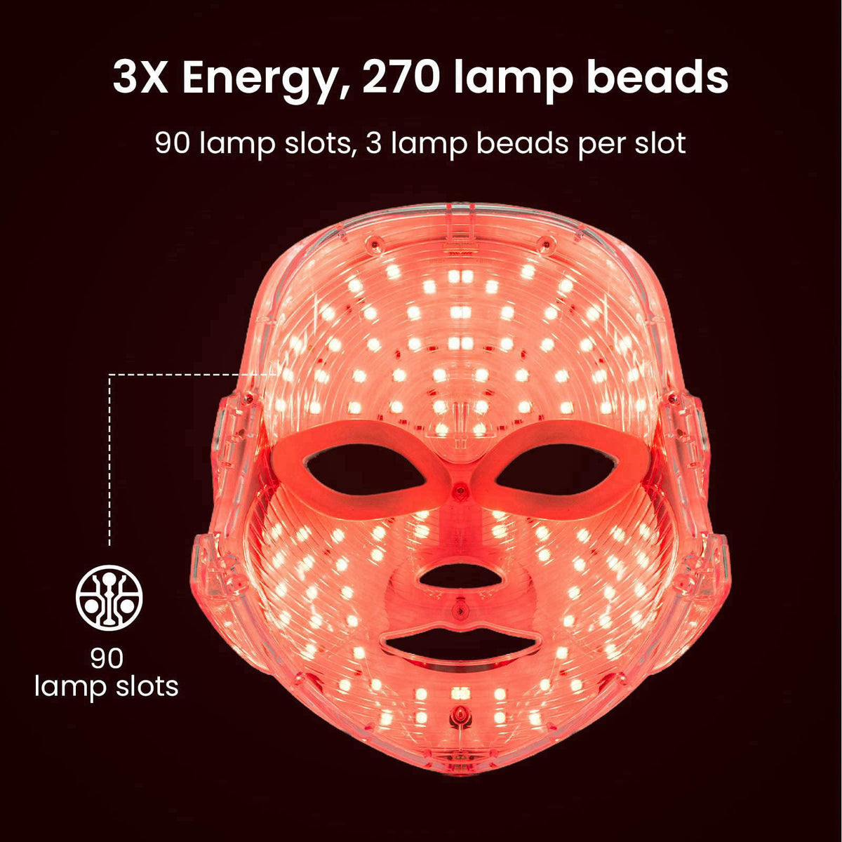 SUERBEATY Red Light Mask For Face 7 1 Colors Red Light Face — view 4