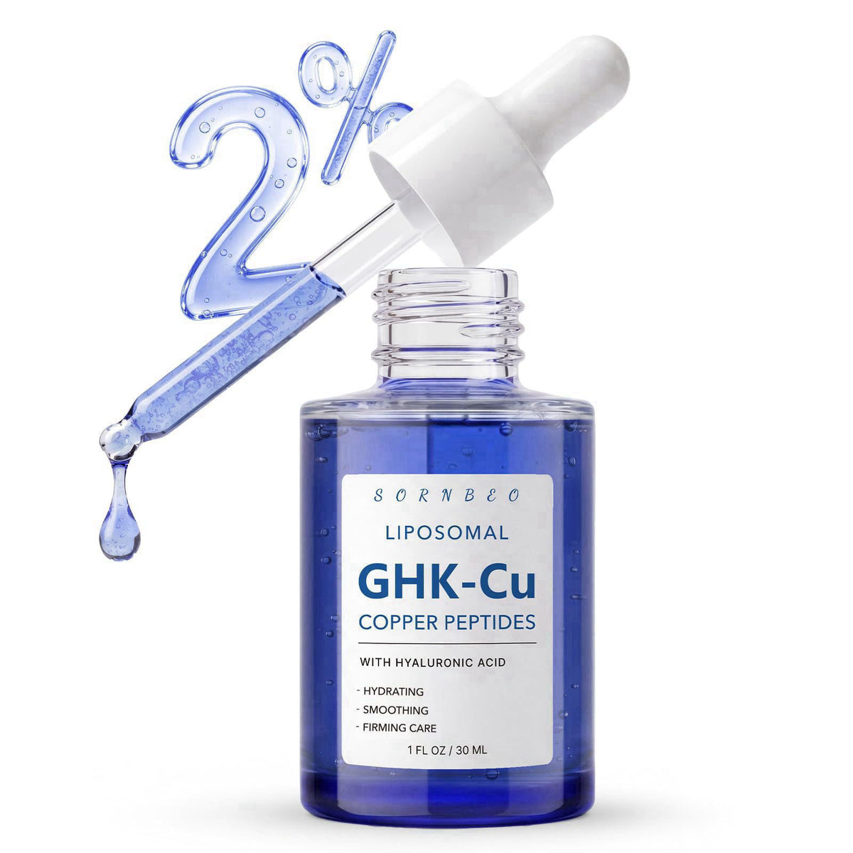 Copper Peptides Serum for Face with Liposomal 2 GHK Cu