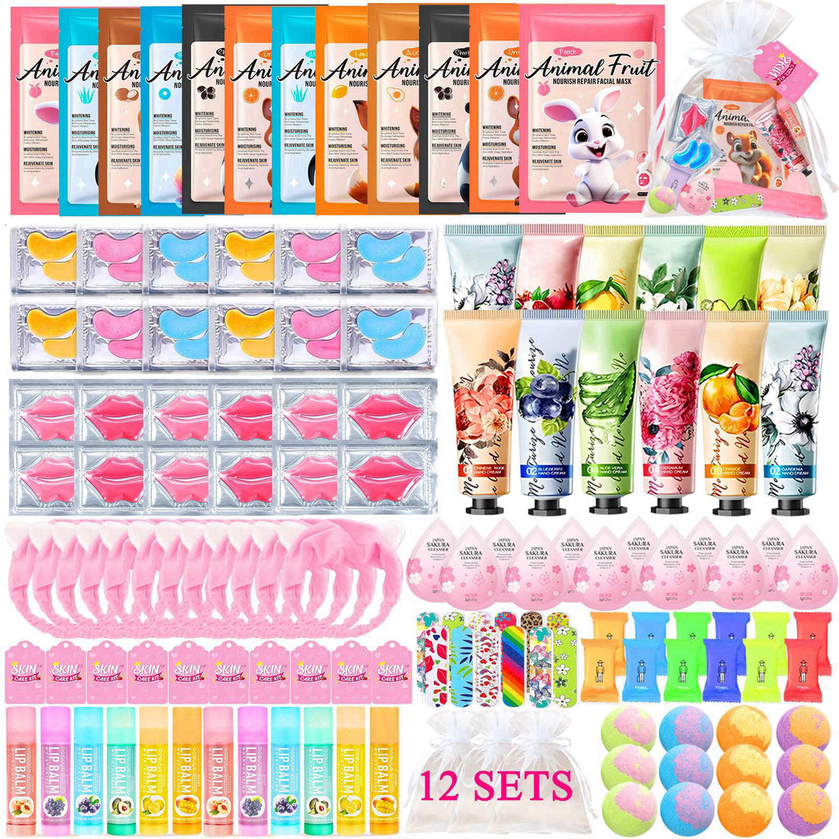 144 PCS Spa Party Supplies for Women Spa Day Favors by SSGP — view 2