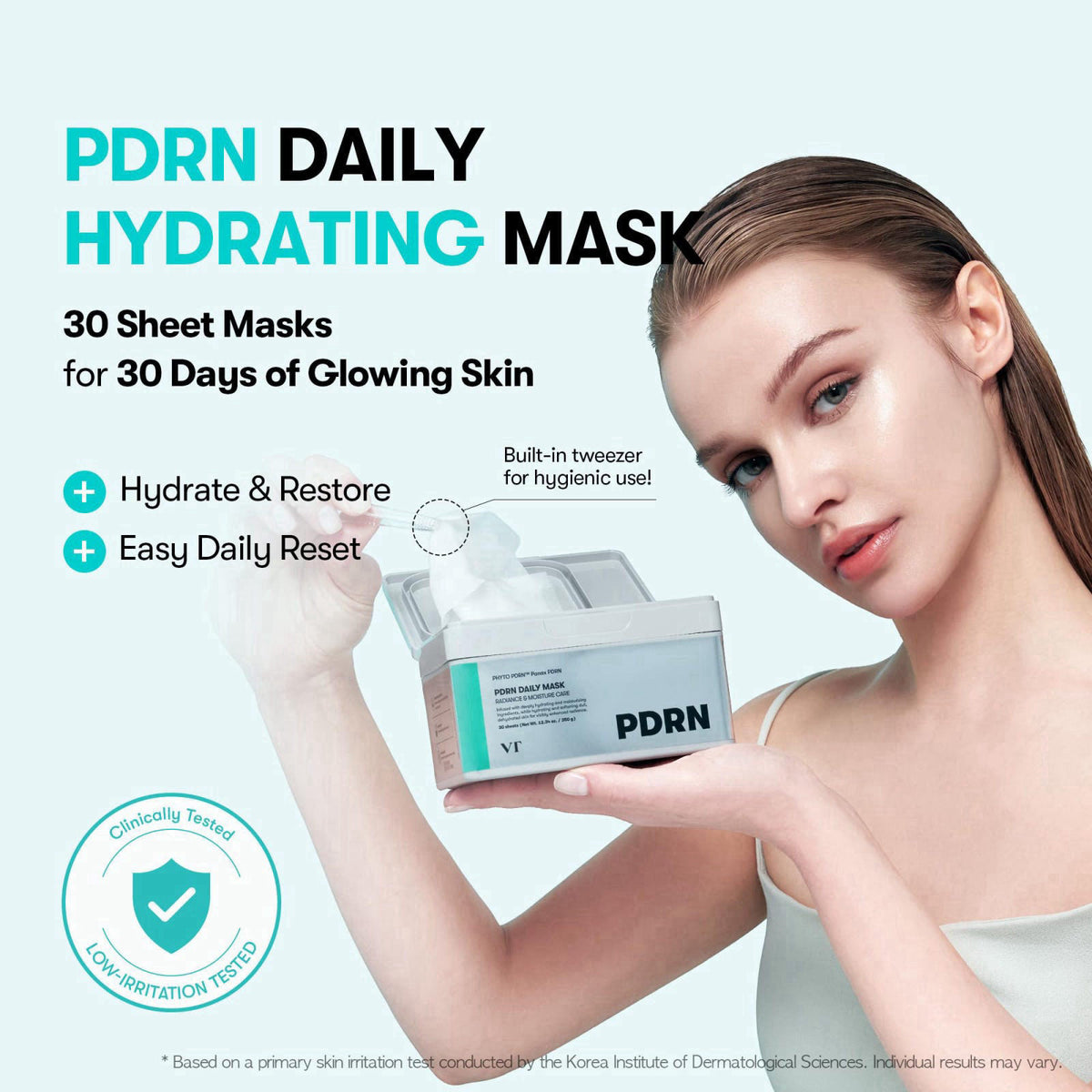 VT COSMETICS PDRN Daily Hydrating Mask 30 Sheets
