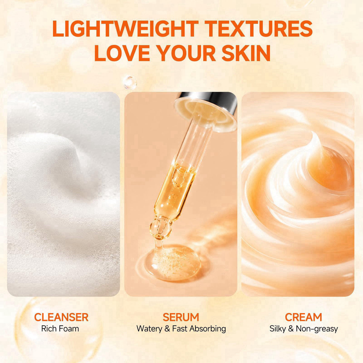 Vitamin C Skincare Set for Women 6 Step Face Care Routine