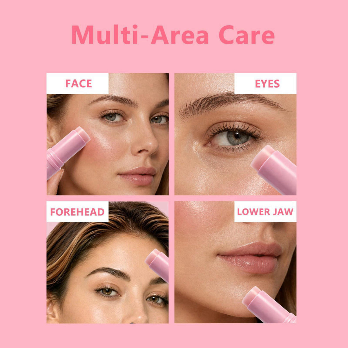 PDRN Collagen Multi Balm Stick Eye Patches Set Pink B12