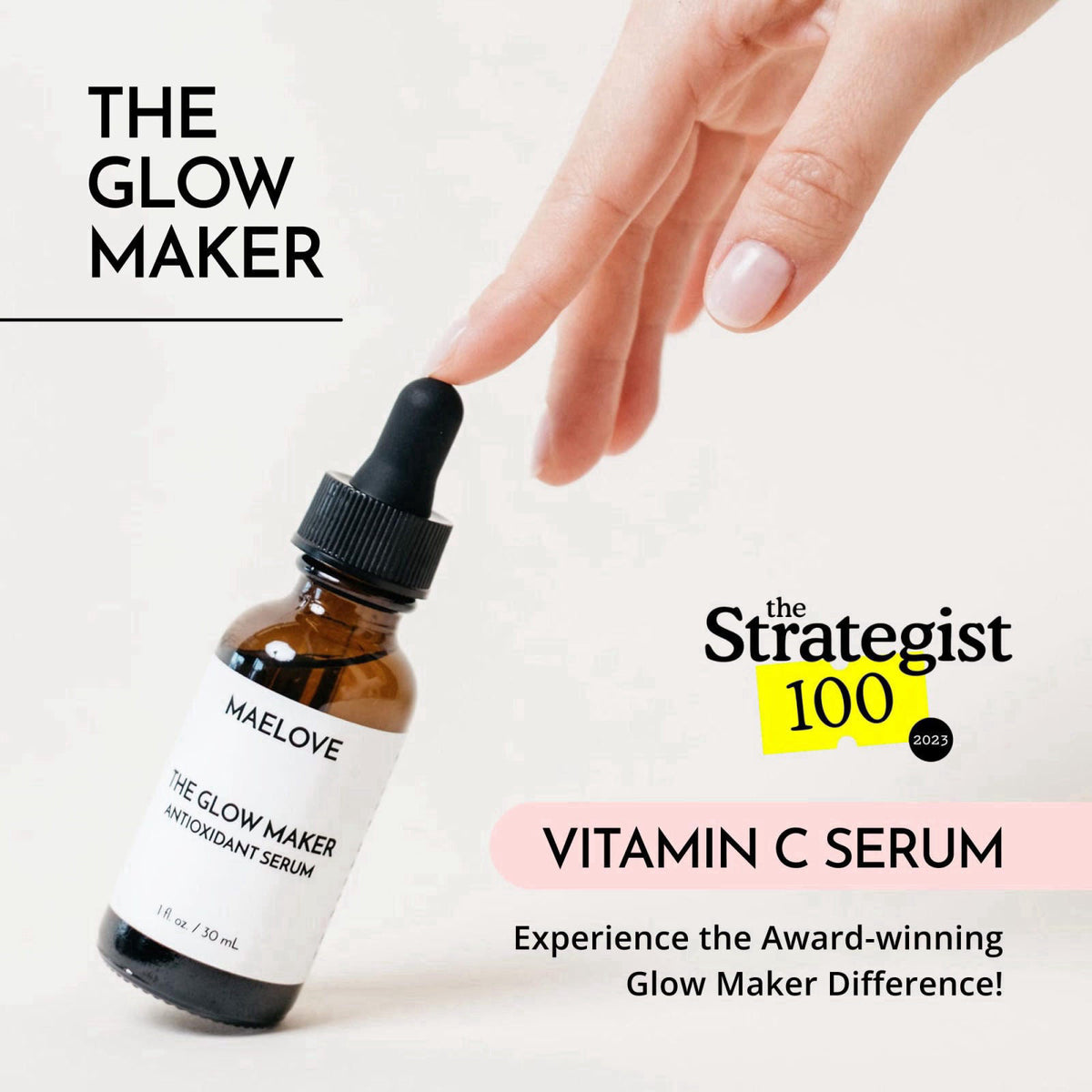 MAELOVE Glow Maker Vitamin C Serum with Vitamin E Ferulic
