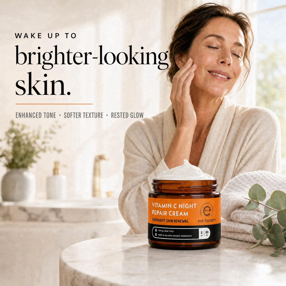 Eve Hansen Vitamin C Night Cream for Face Neck Brightening — view 4
