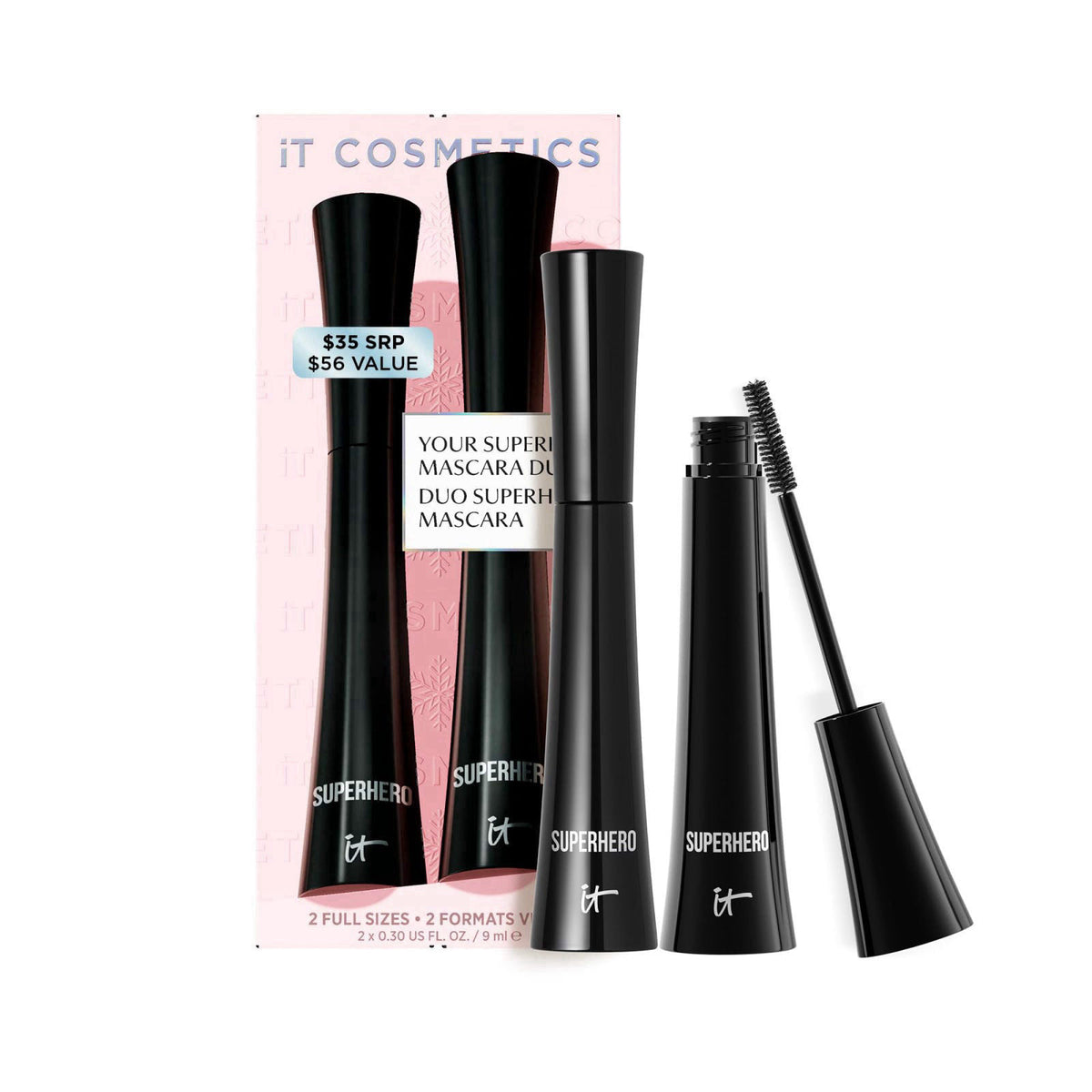 IT Cosmetics Superhero Elastic Stretch Volumizing + Lengthening Mascara – product photo (Mascara)