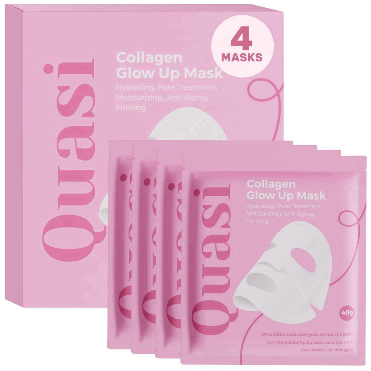 Bio Collagen Face Mask Overnight Hydrating Korean Sheet Mask