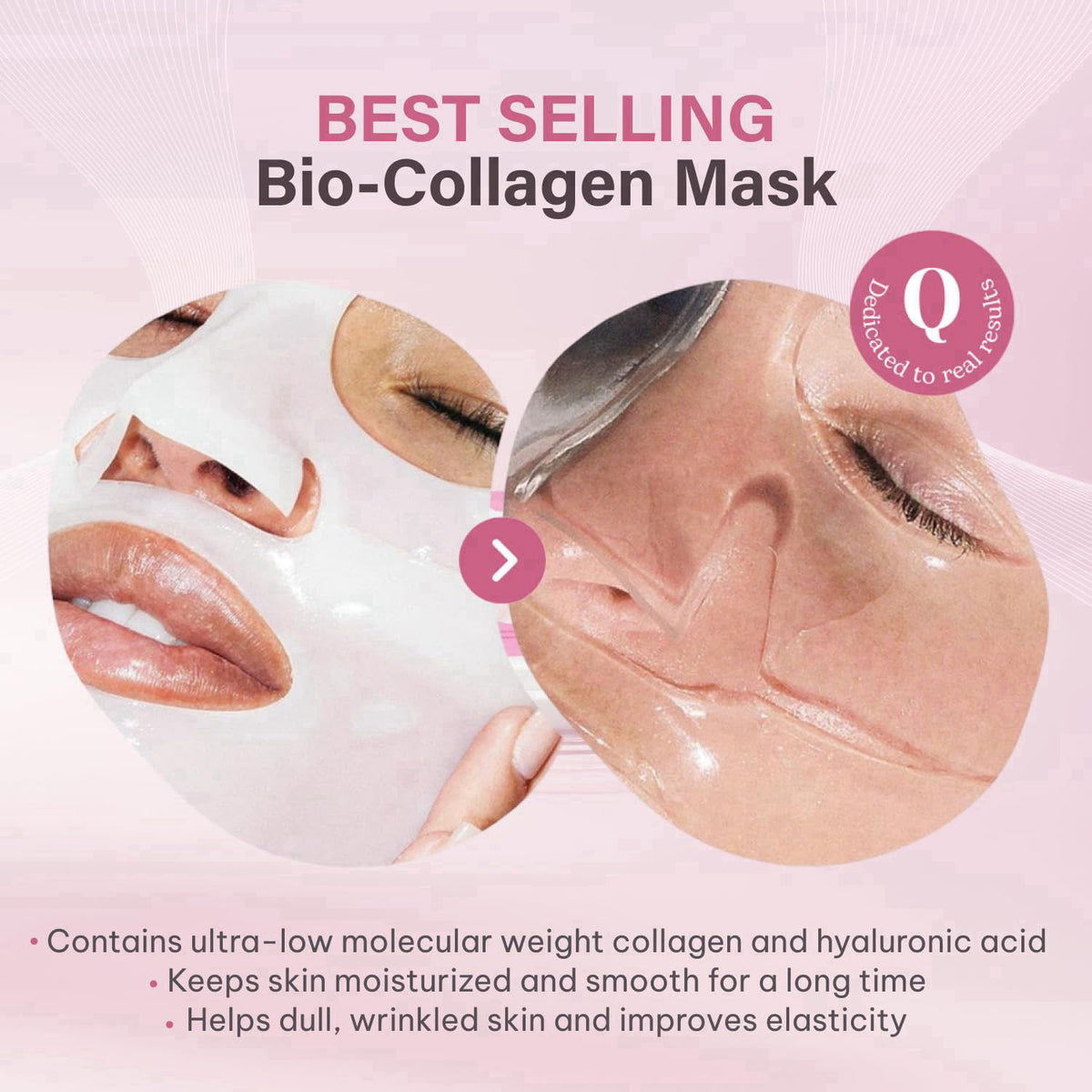 Bio Collagen Face Mask Overnight Hydrating Korean Sheet Mask