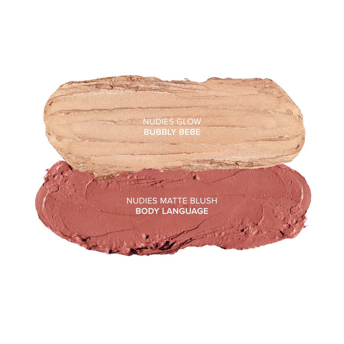 Nudestix Baby Nude Skin Kit – Full-Size Cream Blush & Highlighter Stick Duo for Natural Glow | Multi-Use Makeup for Chee
