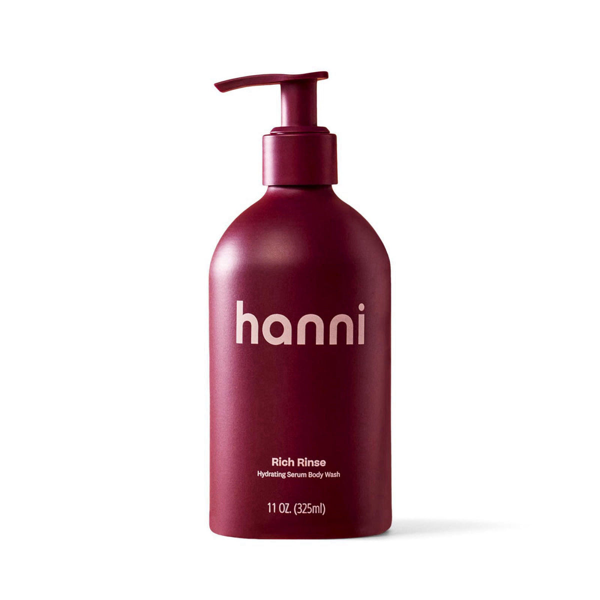 HANNI Rich Rinse Hydrating Serum Body Wash, Glycerin + Aloe, 325 mL/11 oz – alternate angle