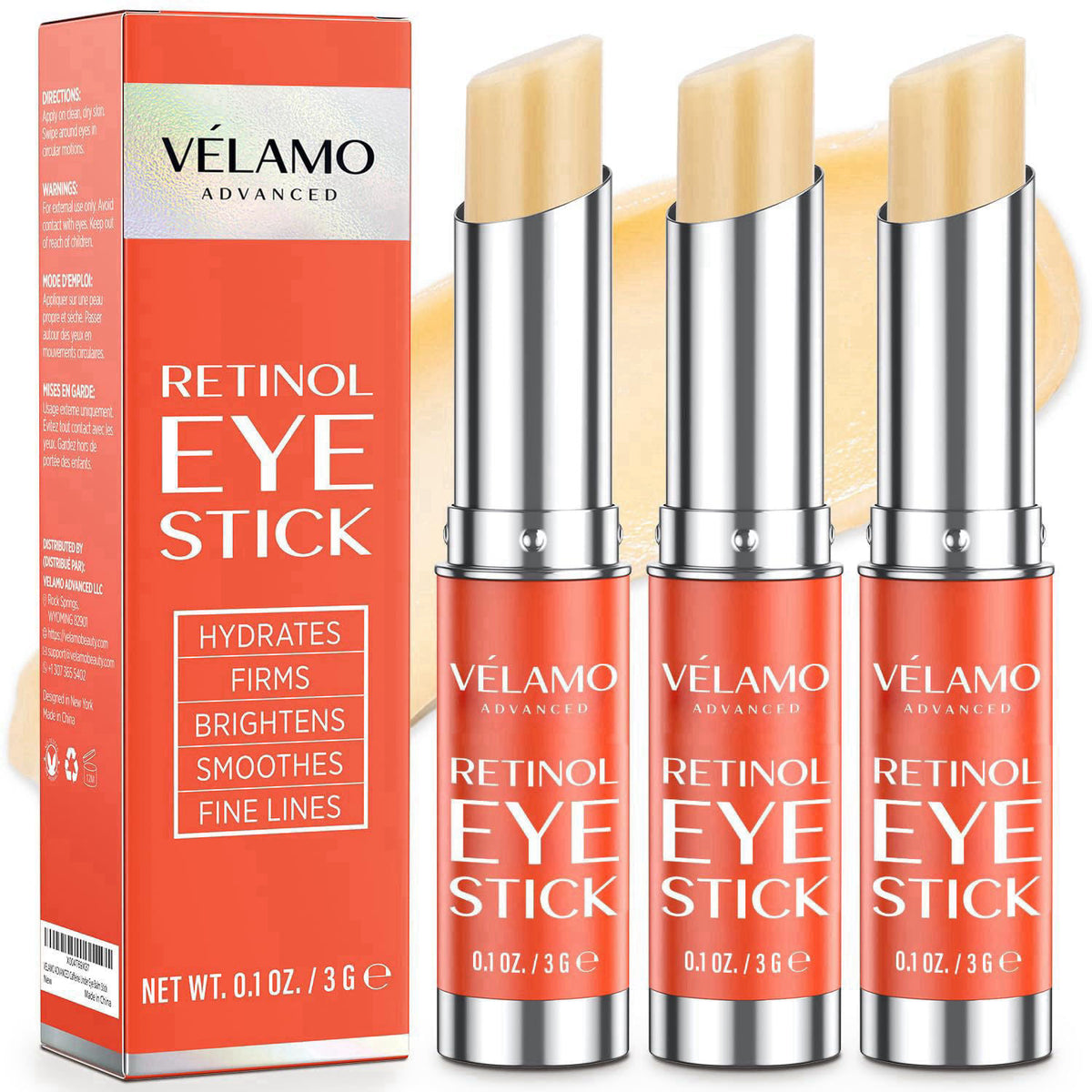 VELAMO ADVANCED Retinol Eye Stick Renewing Firming Under Eye