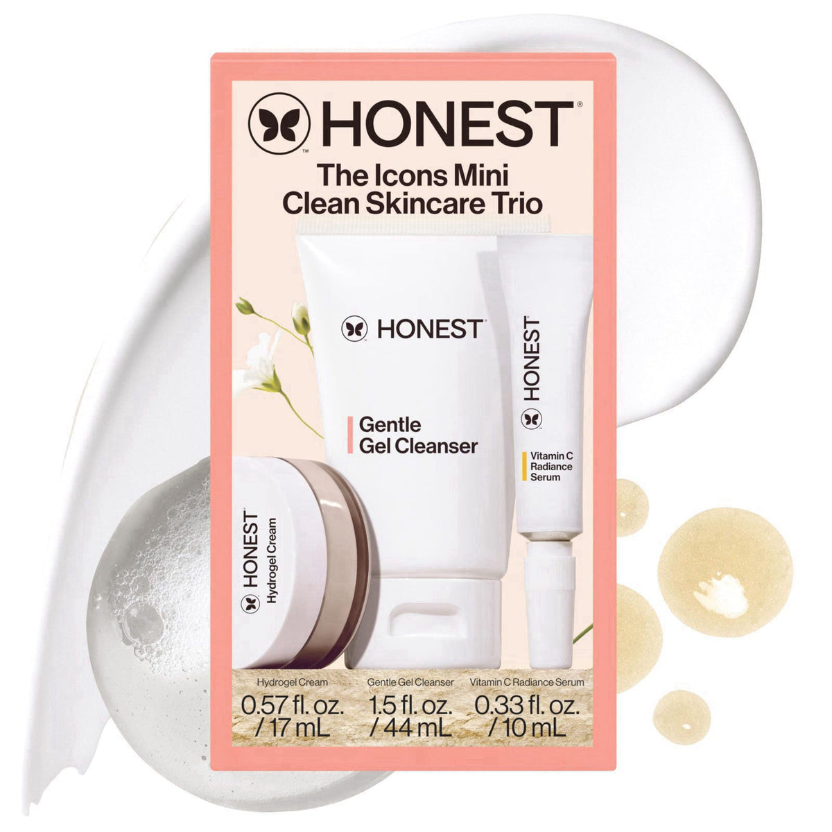 Honest Beauty The Icons Skincare Trio Travel Kit Sensitive — view 2